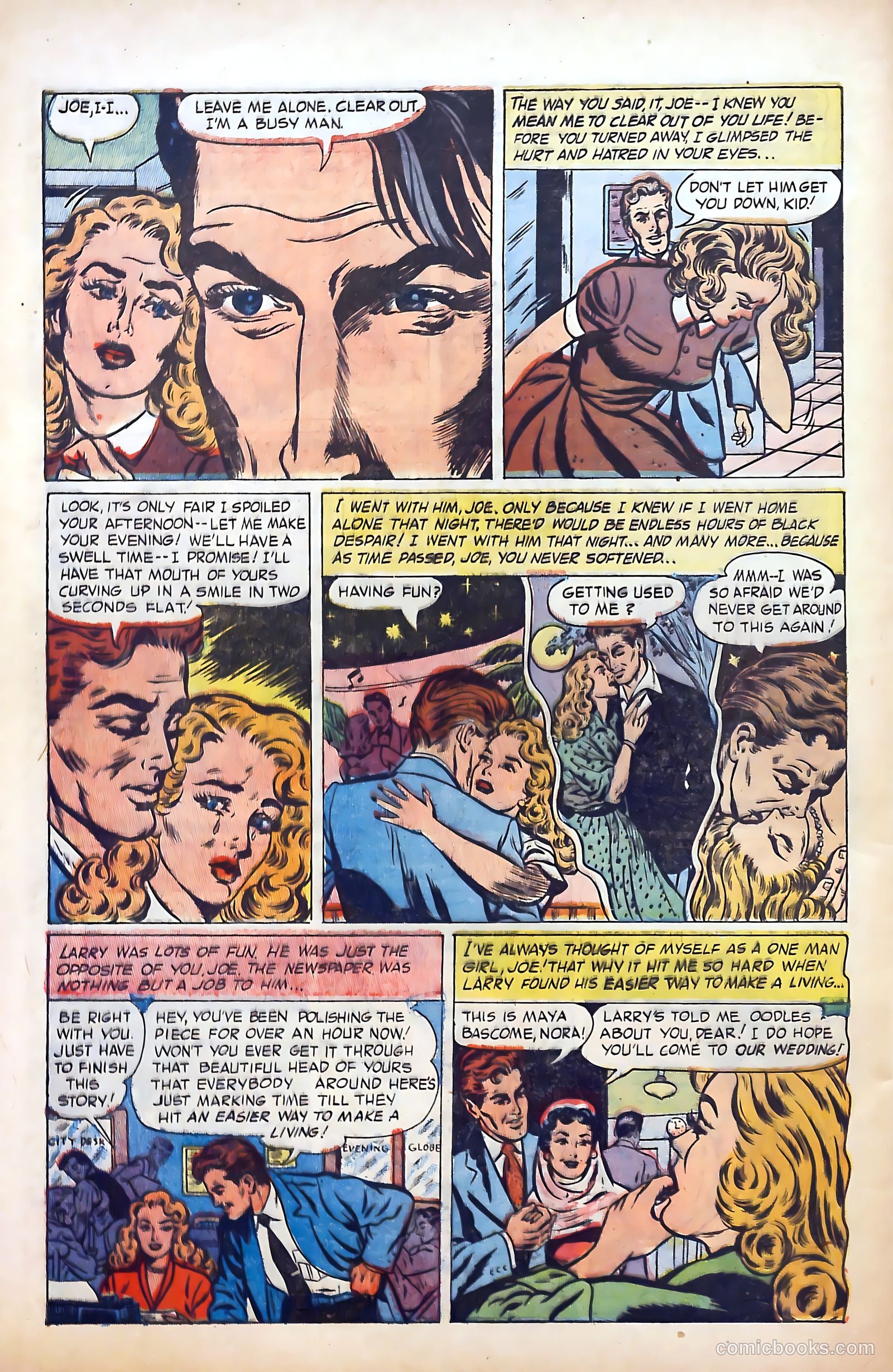 Great Lover Romances #18 (1954) — page 30 of 36