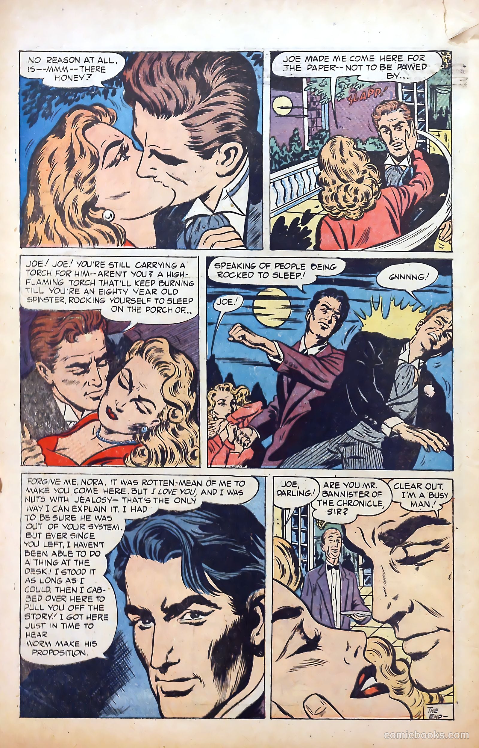 Great Lover Romances #18 (1954) — page 32 of 36