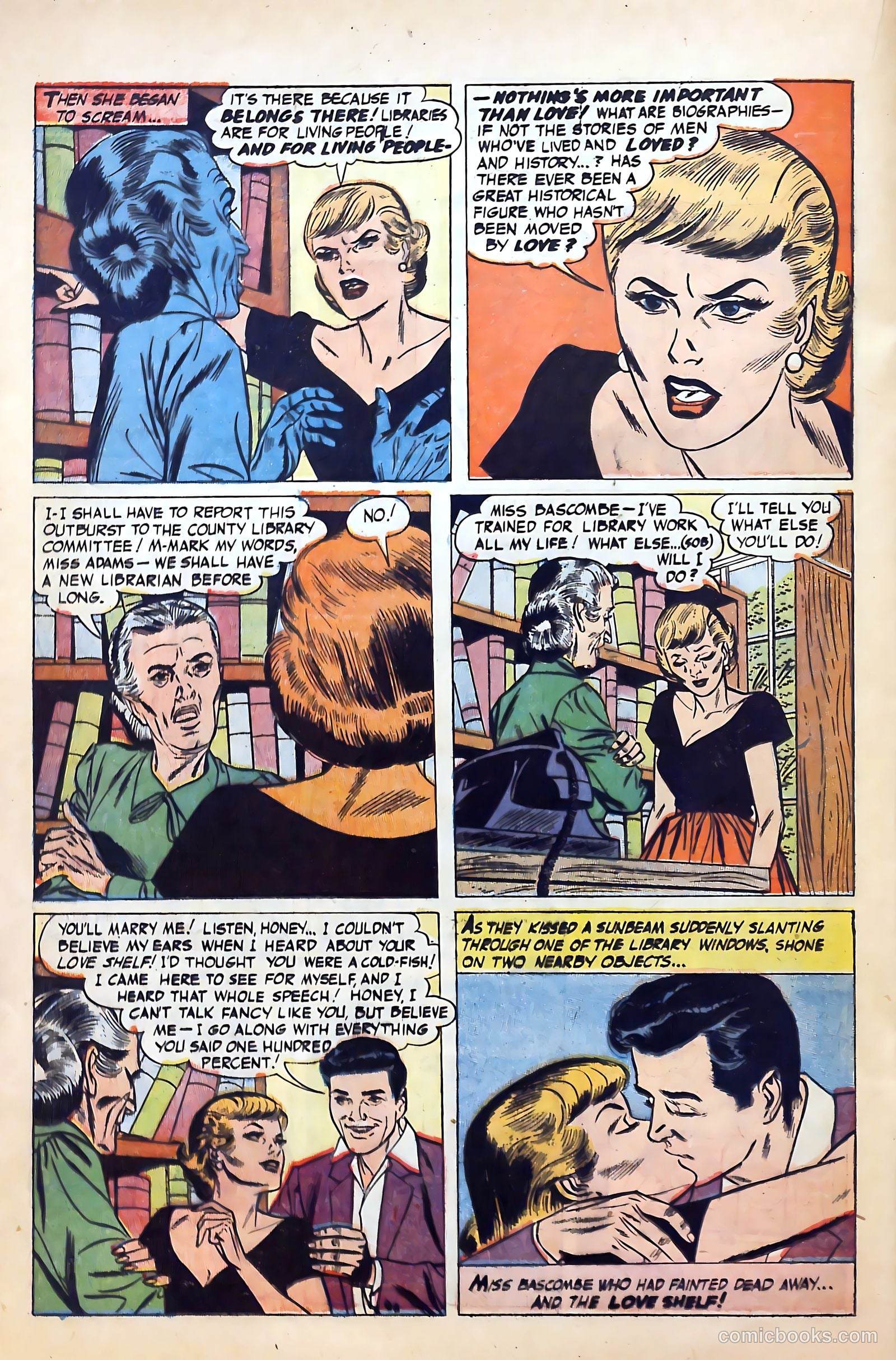 Great Lover Romances #19 (1954) — page 22 of 36