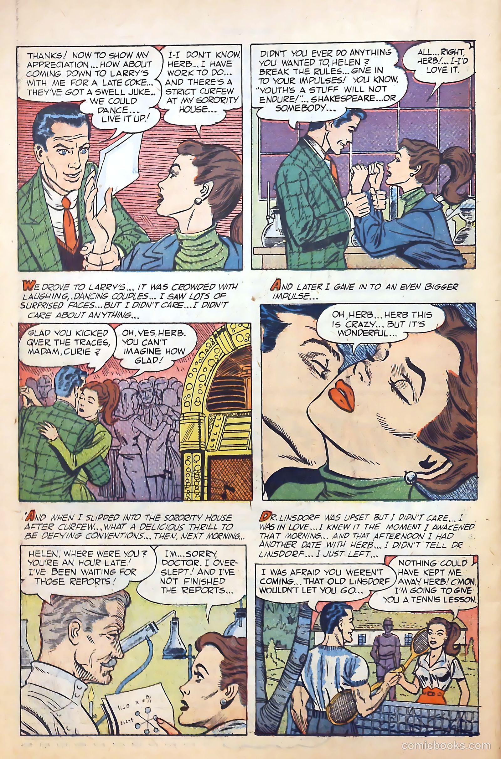 Great Lover Romances #19 (1954) — page 26 of 36