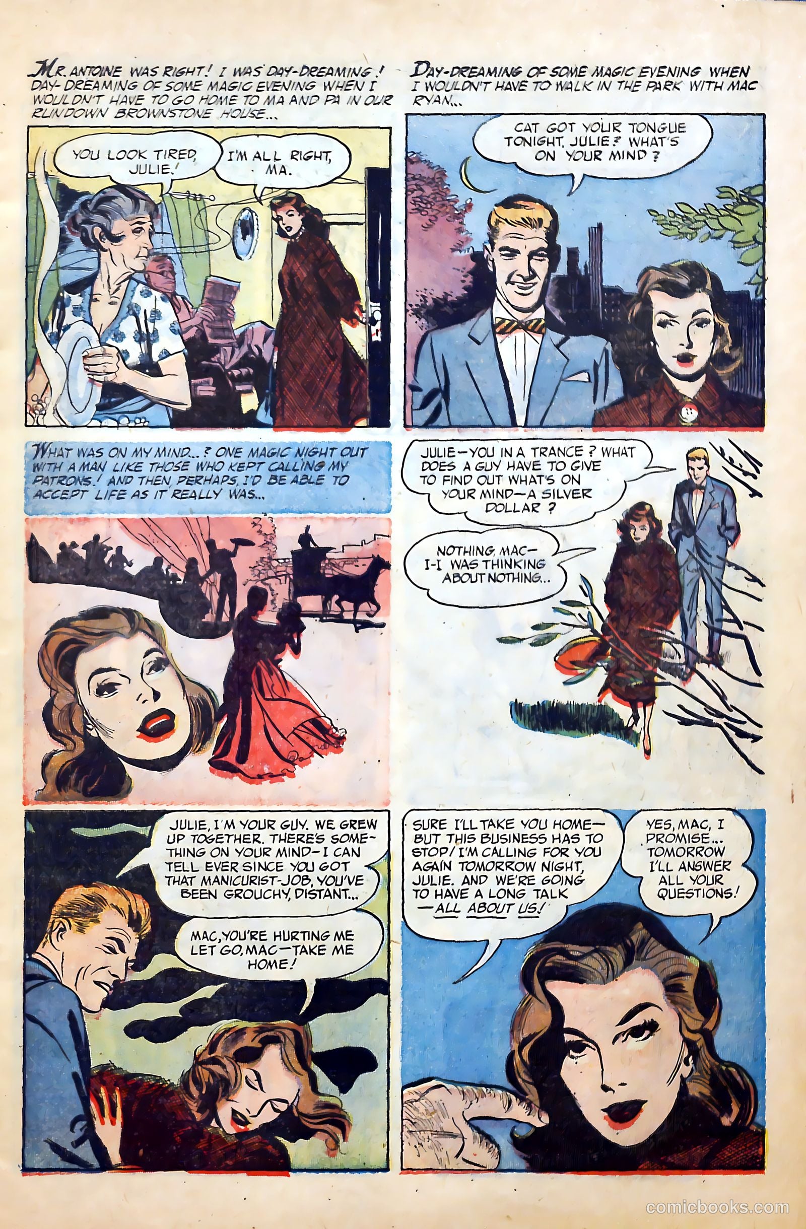 Great Lover Romances #19 (1954) — page 5 of 36