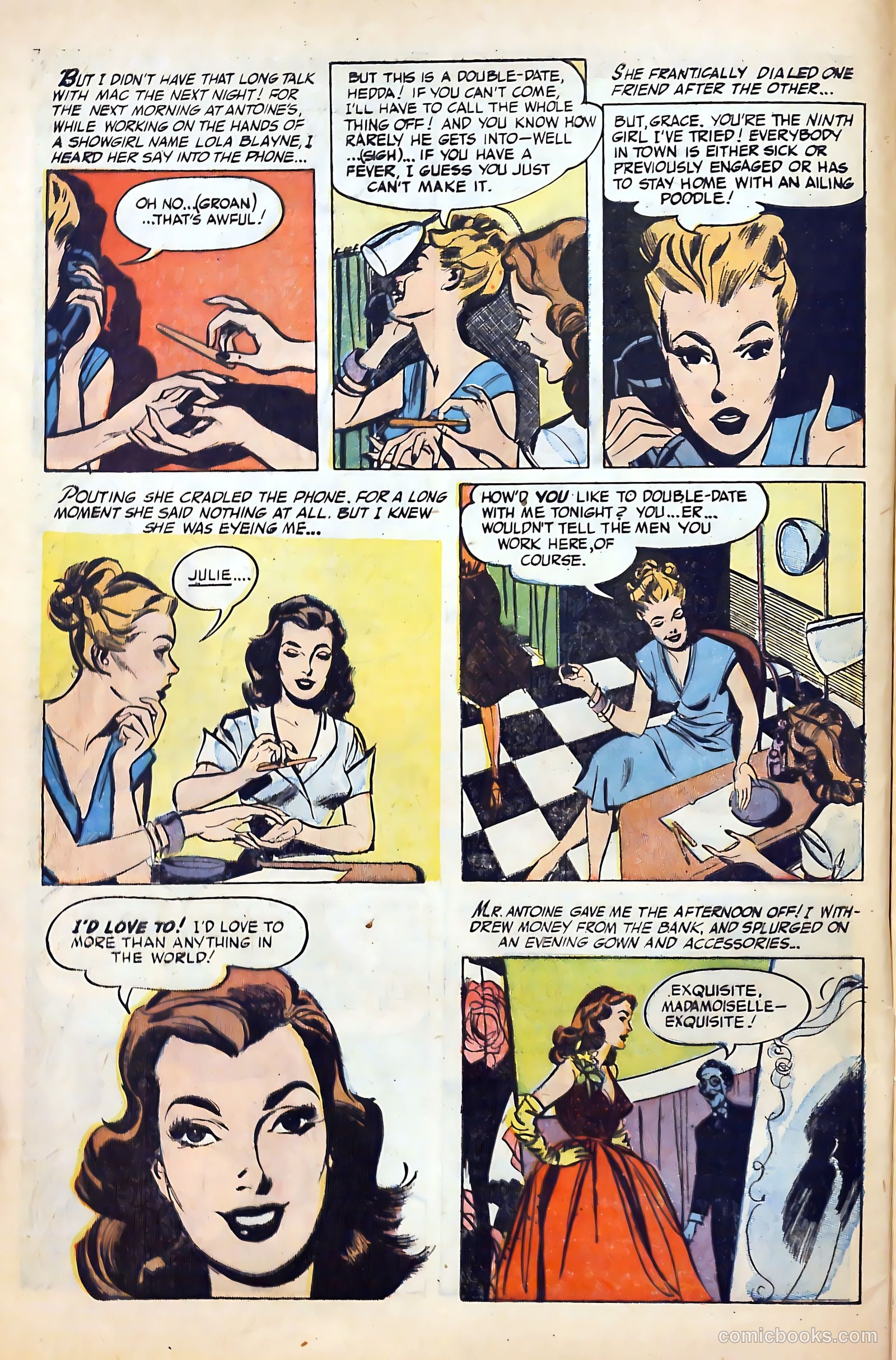 Great Lover Romances #19 (1954) — page 6 of 36