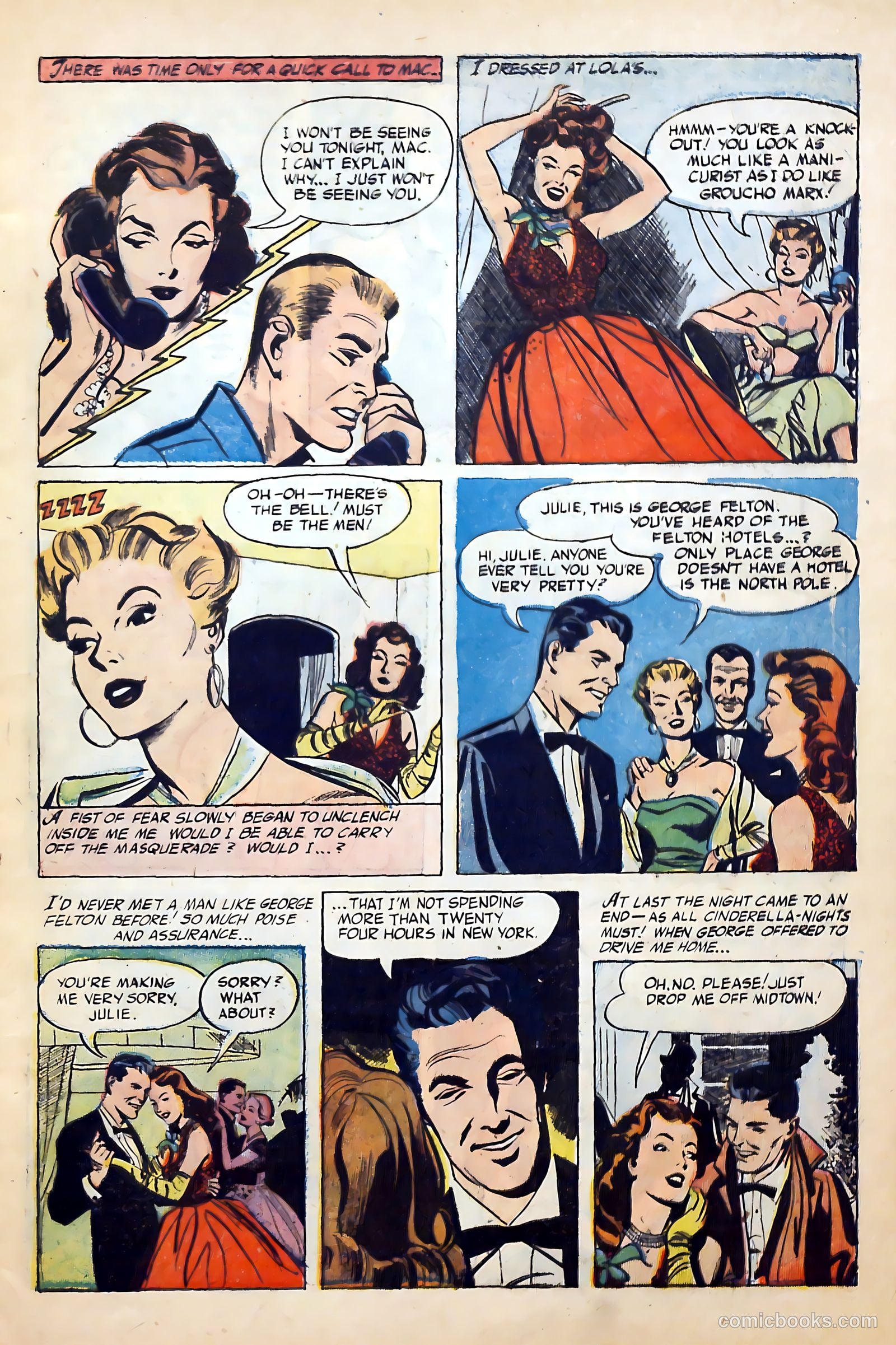 Great Lover Romances #19 (1954) — page 7 of 36
