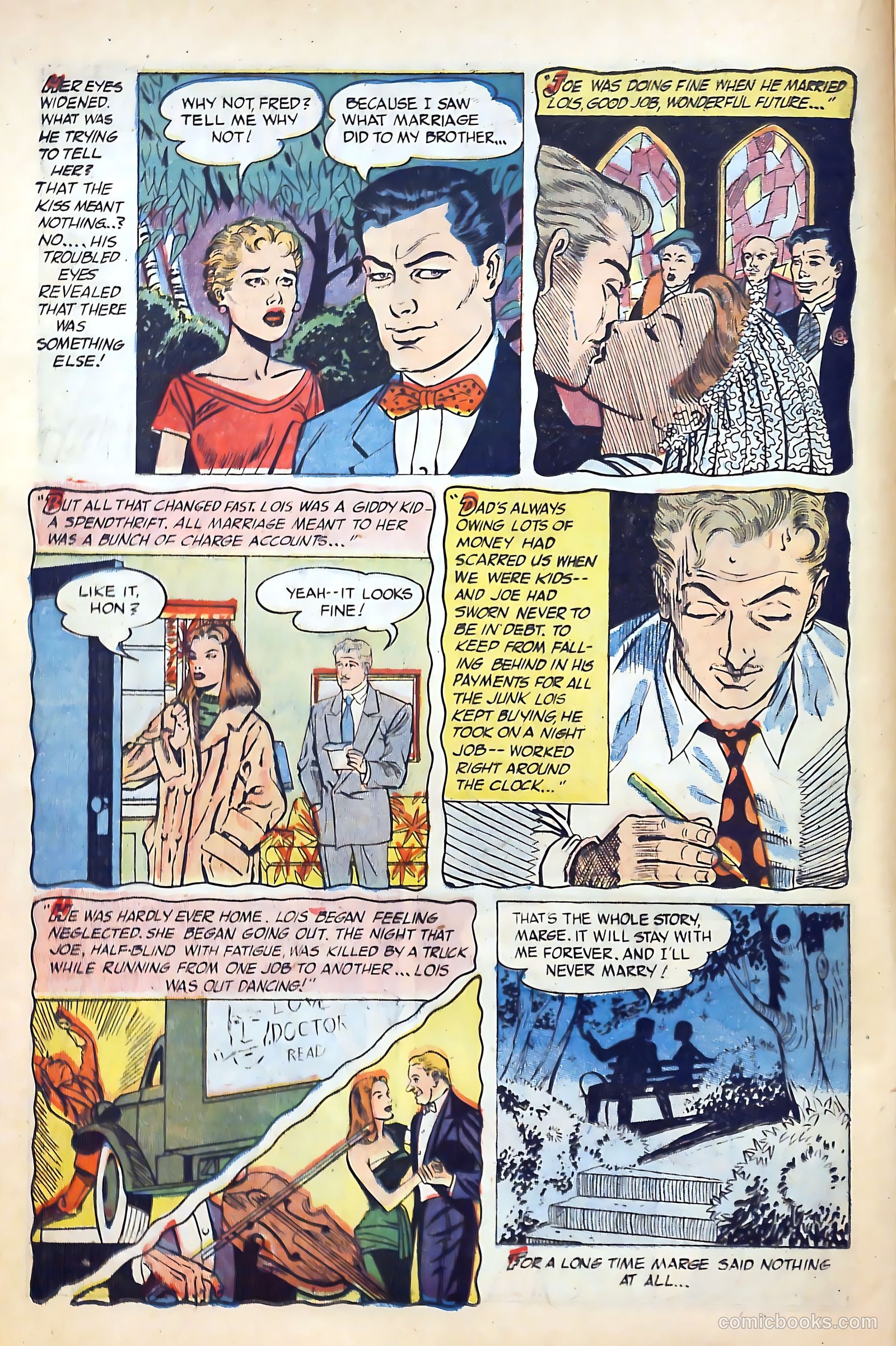 Great Lover Romances #19 (1954) — page 14 of 36
