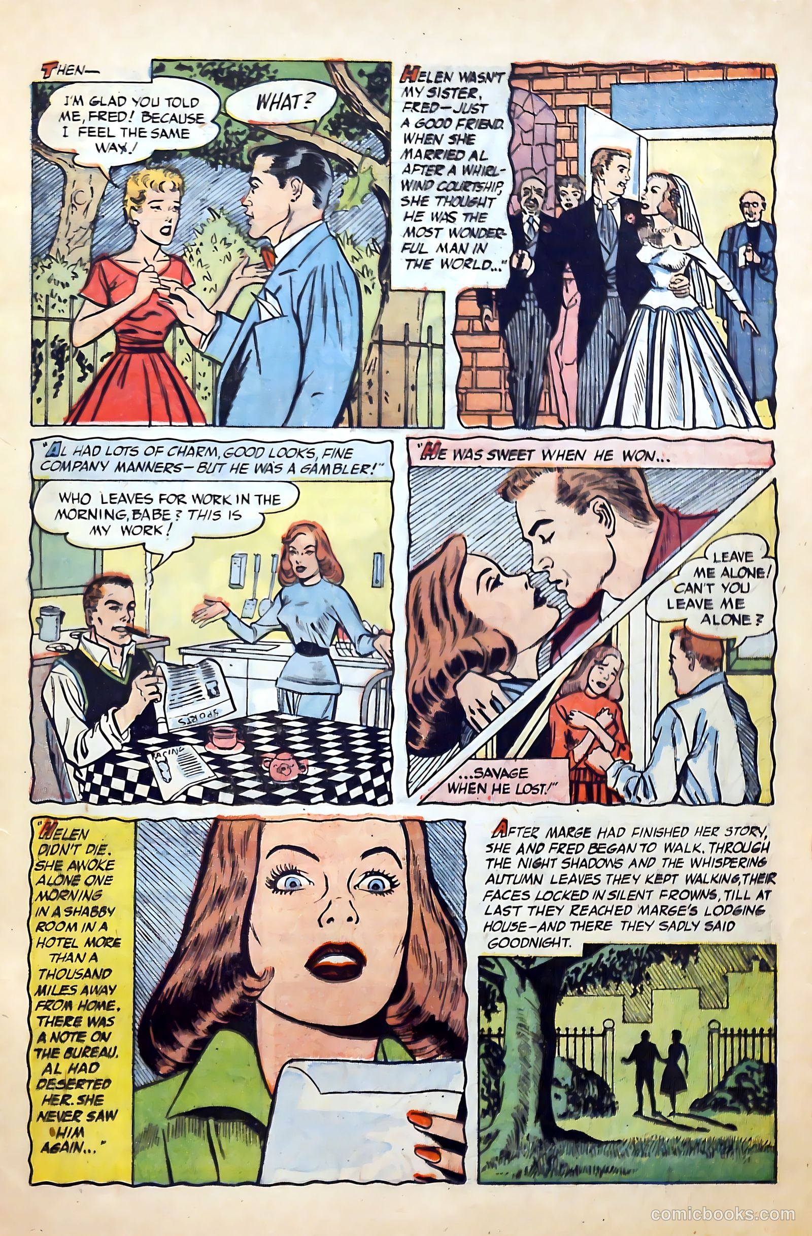 Great Lover Romances #19 (1954) — page 15 of 36