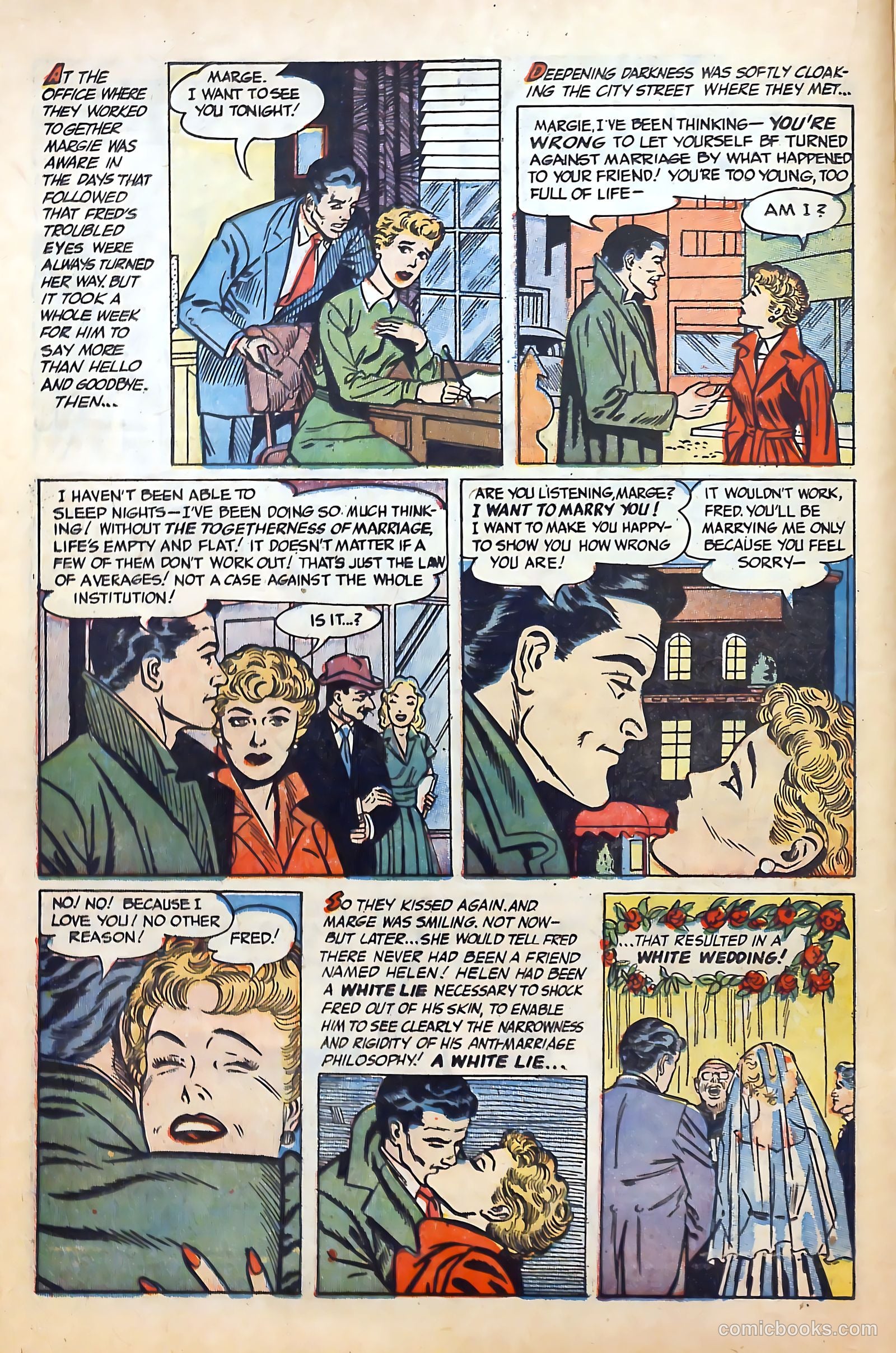 Great Lover Romances #19 (1954) — page 16 of 36