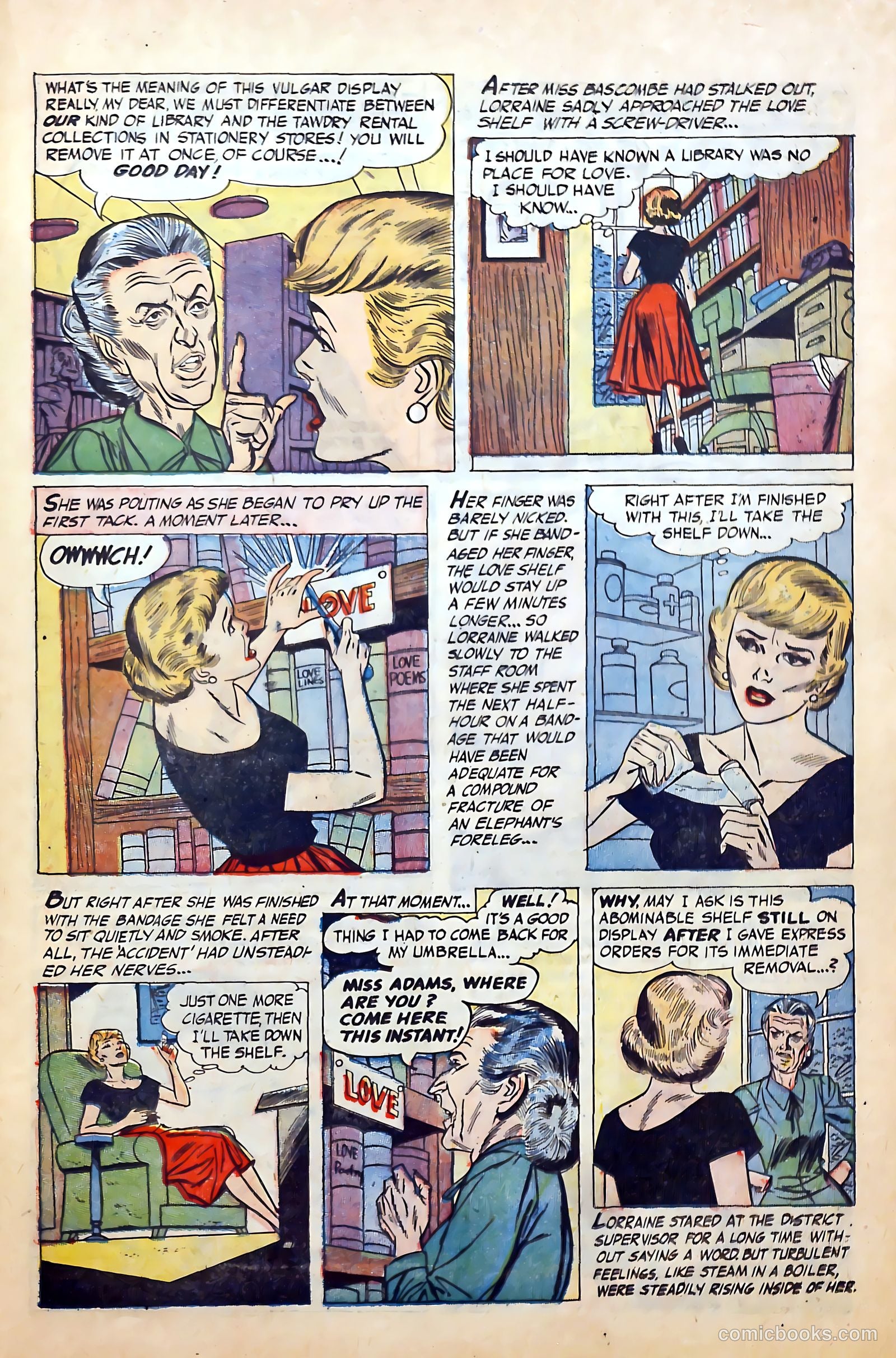 Great Lover Romances #19 (1954) — page 21 of 36