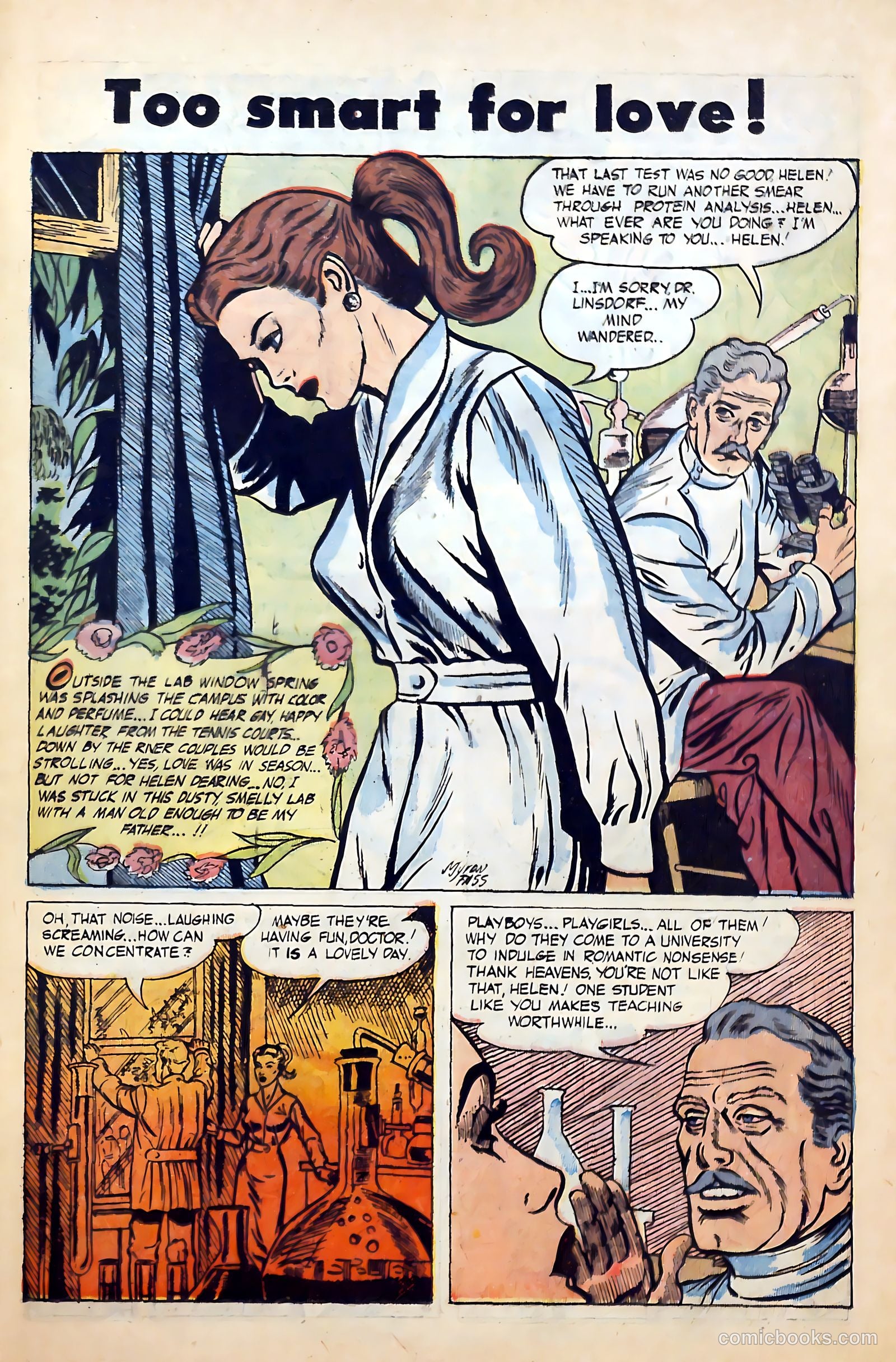 Great Lover Romances #19 (1954) — page 23 of 36