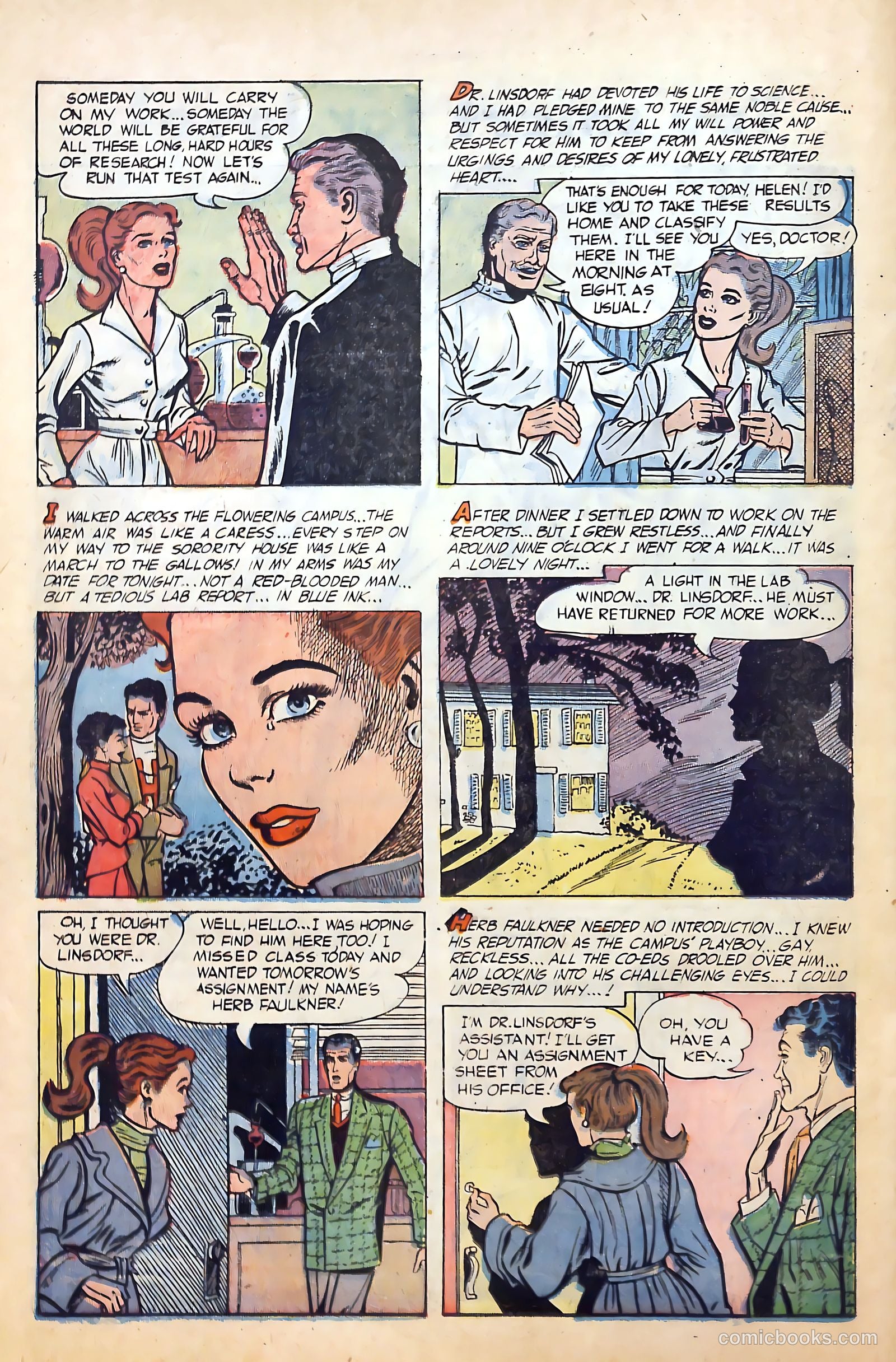 Great Lover Romances #19 (1954) — page 24 of 36