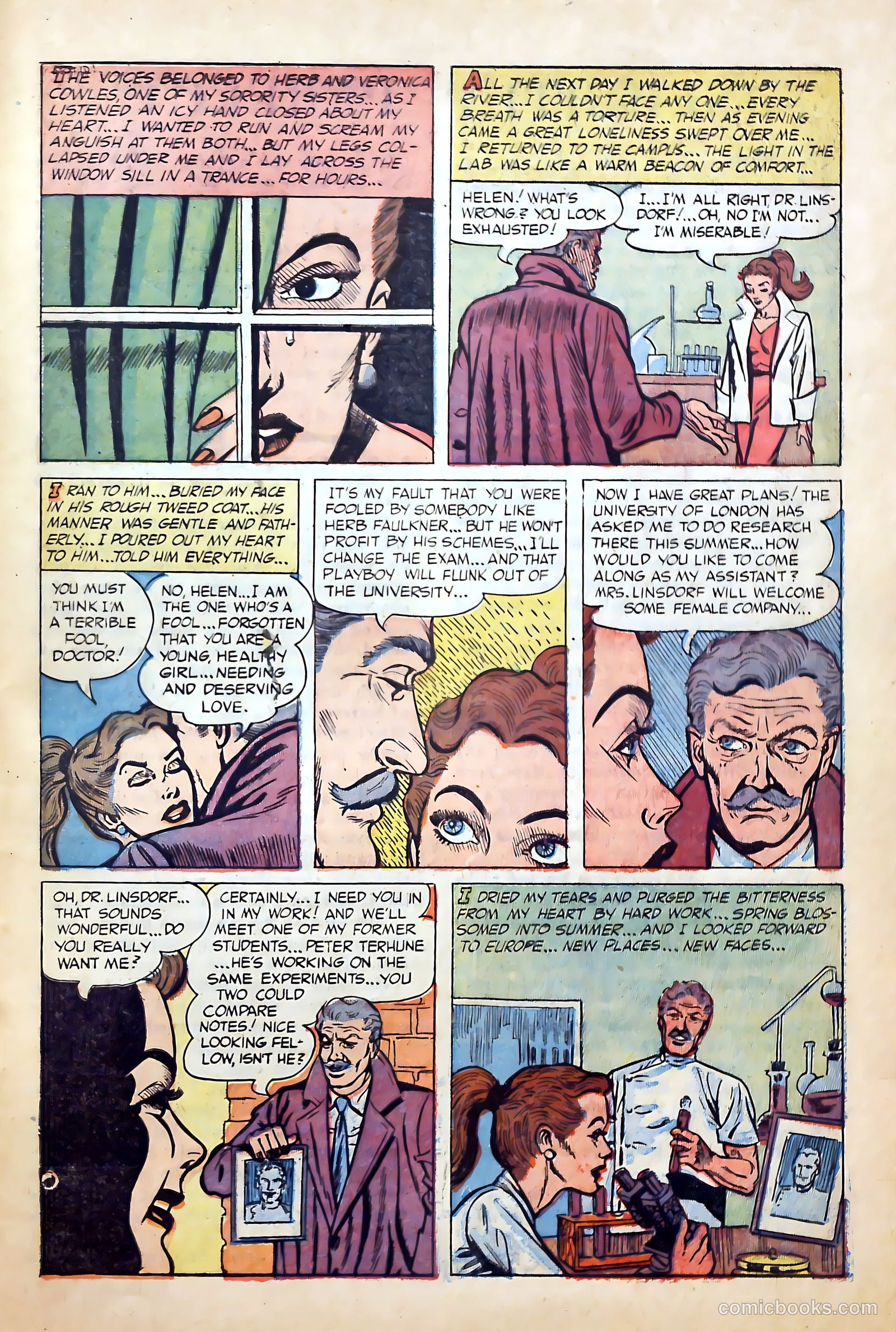 Great Lover Romances #19 (1954) — page 29 of 36