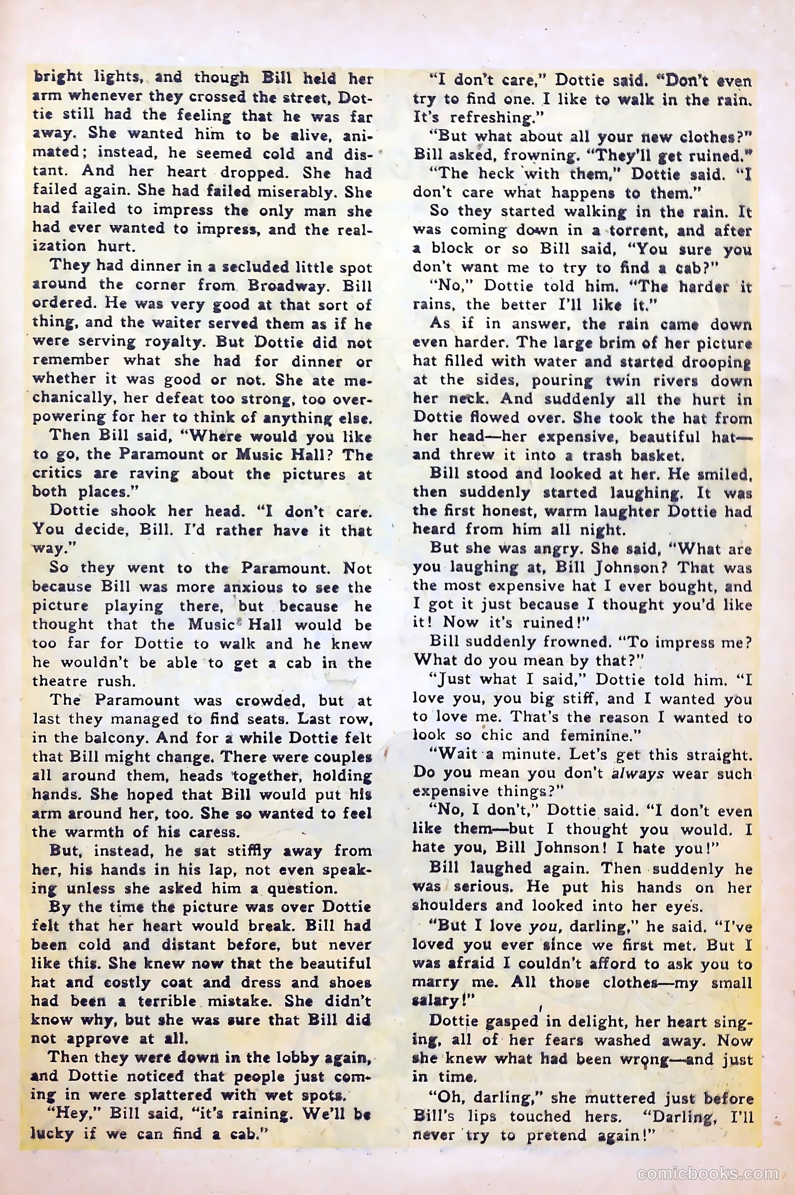 Great Lover Romances #19 (1954) — page 31 of 36