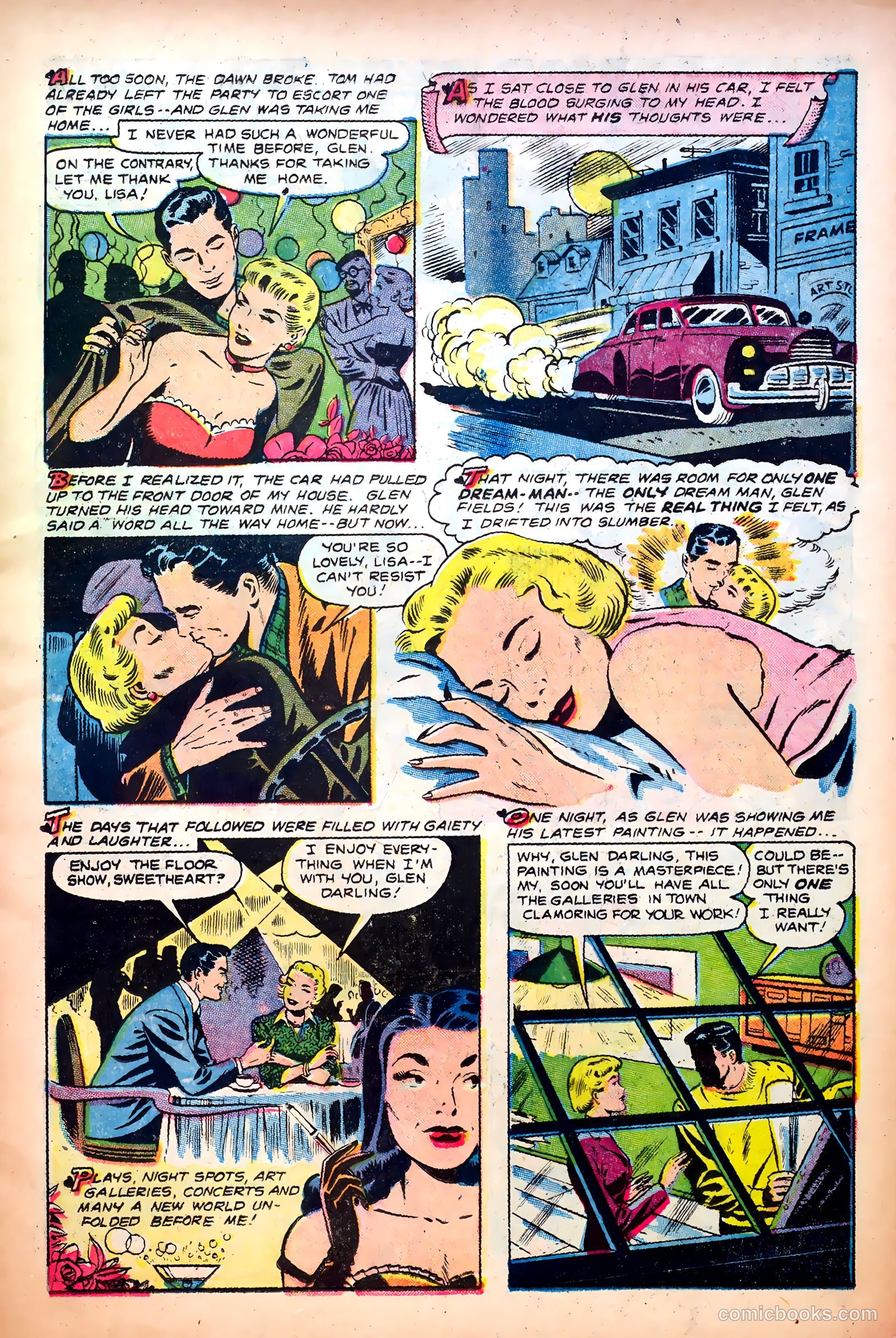 Great Lover Romances #2 (1951) — page 11 of 36