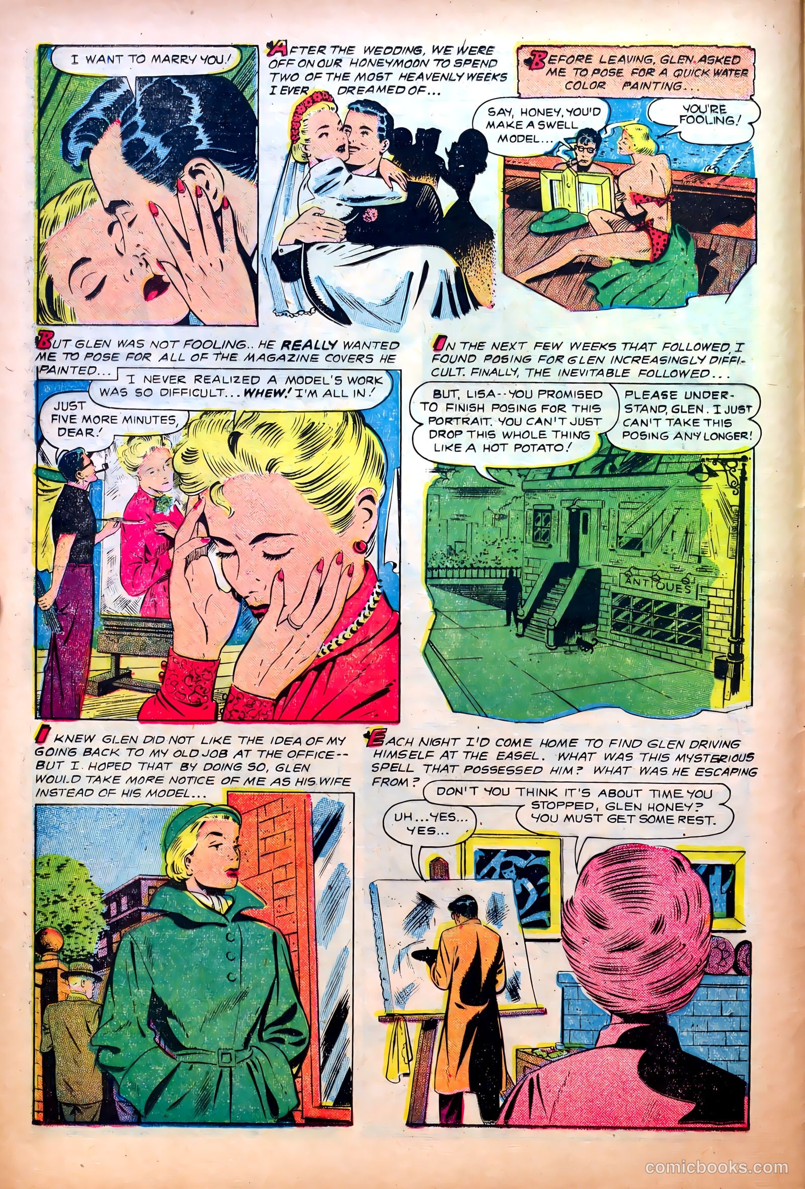 Great Lover Romances #2 (1951) — page 12 of 36