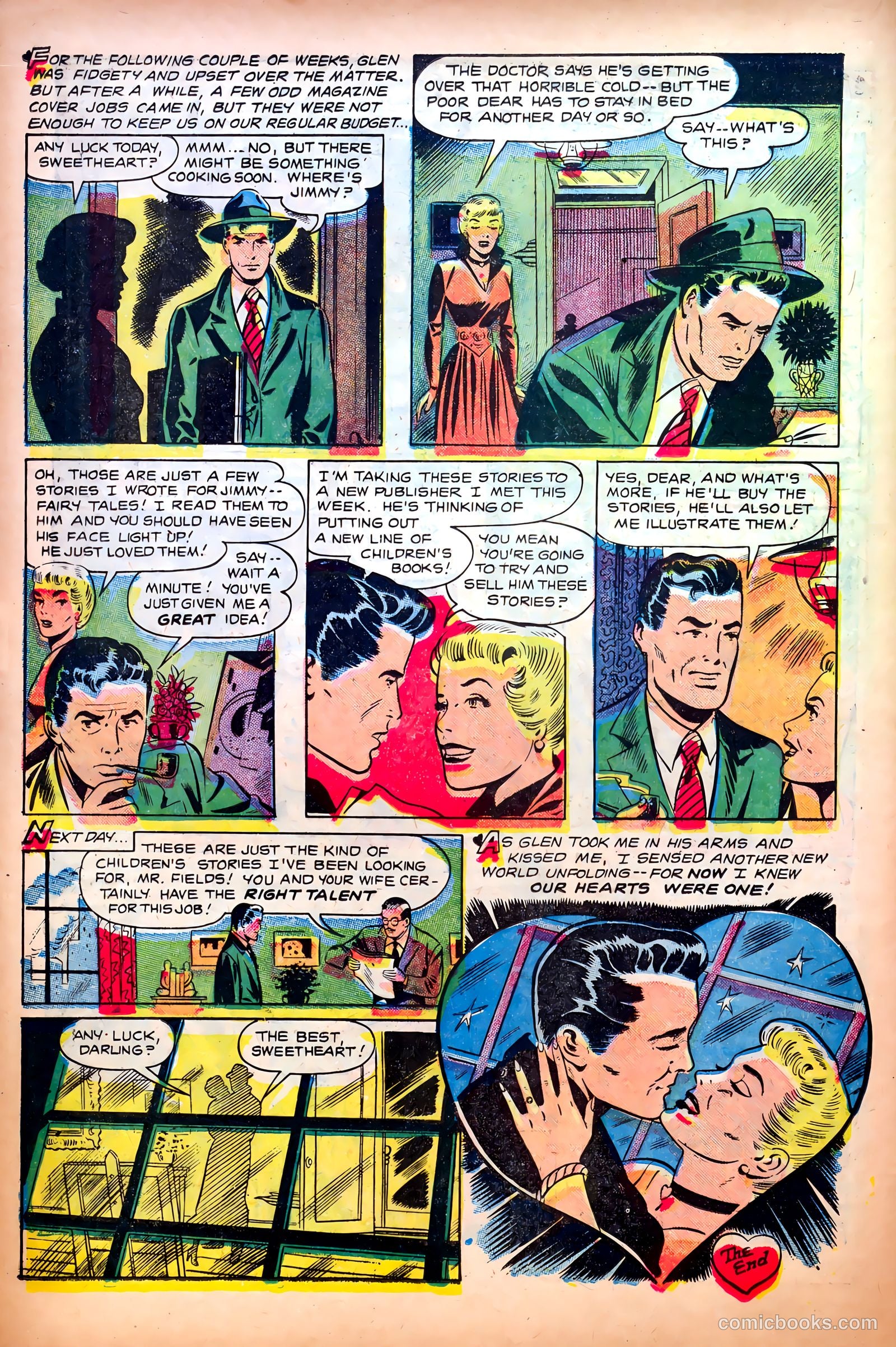 Great Lover Romances #2 (1951) — page 16 of 36
