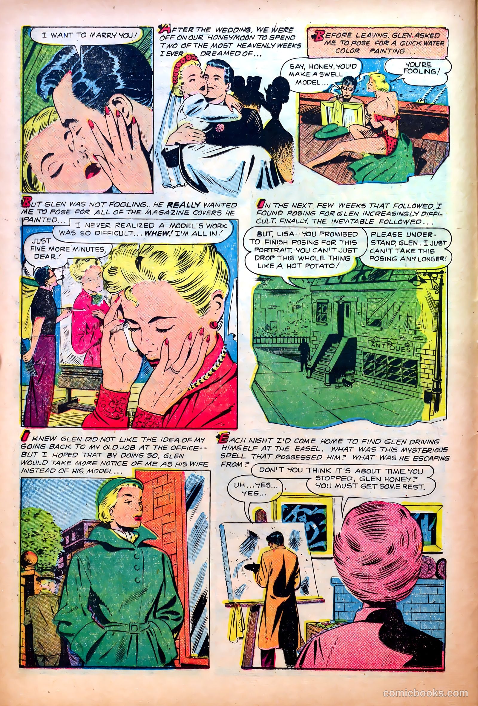 Great Lover Romances #2 (1951) — page 12 of 36