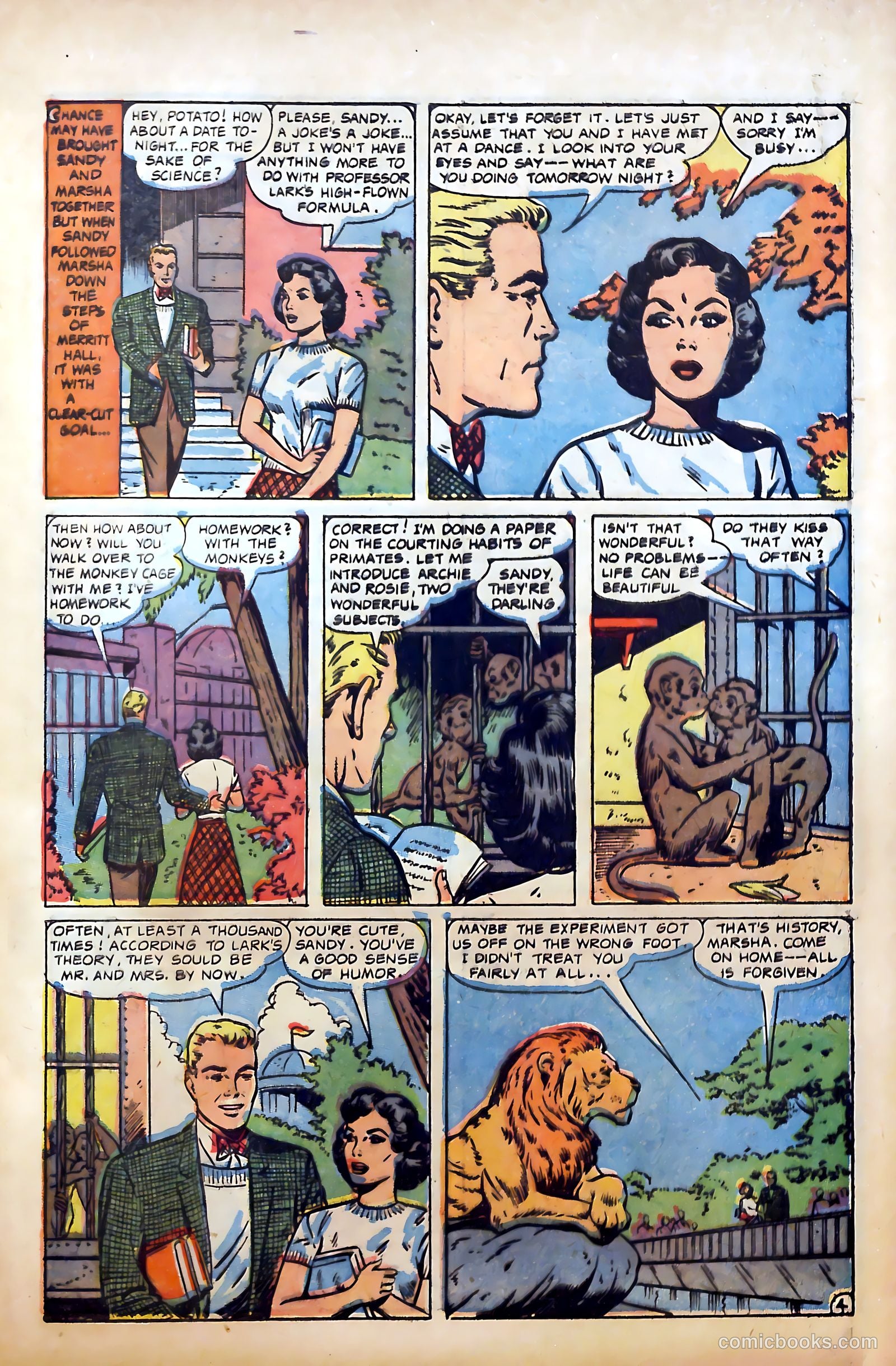 Great Lover Romances #20 (1955) — page 7 of 36