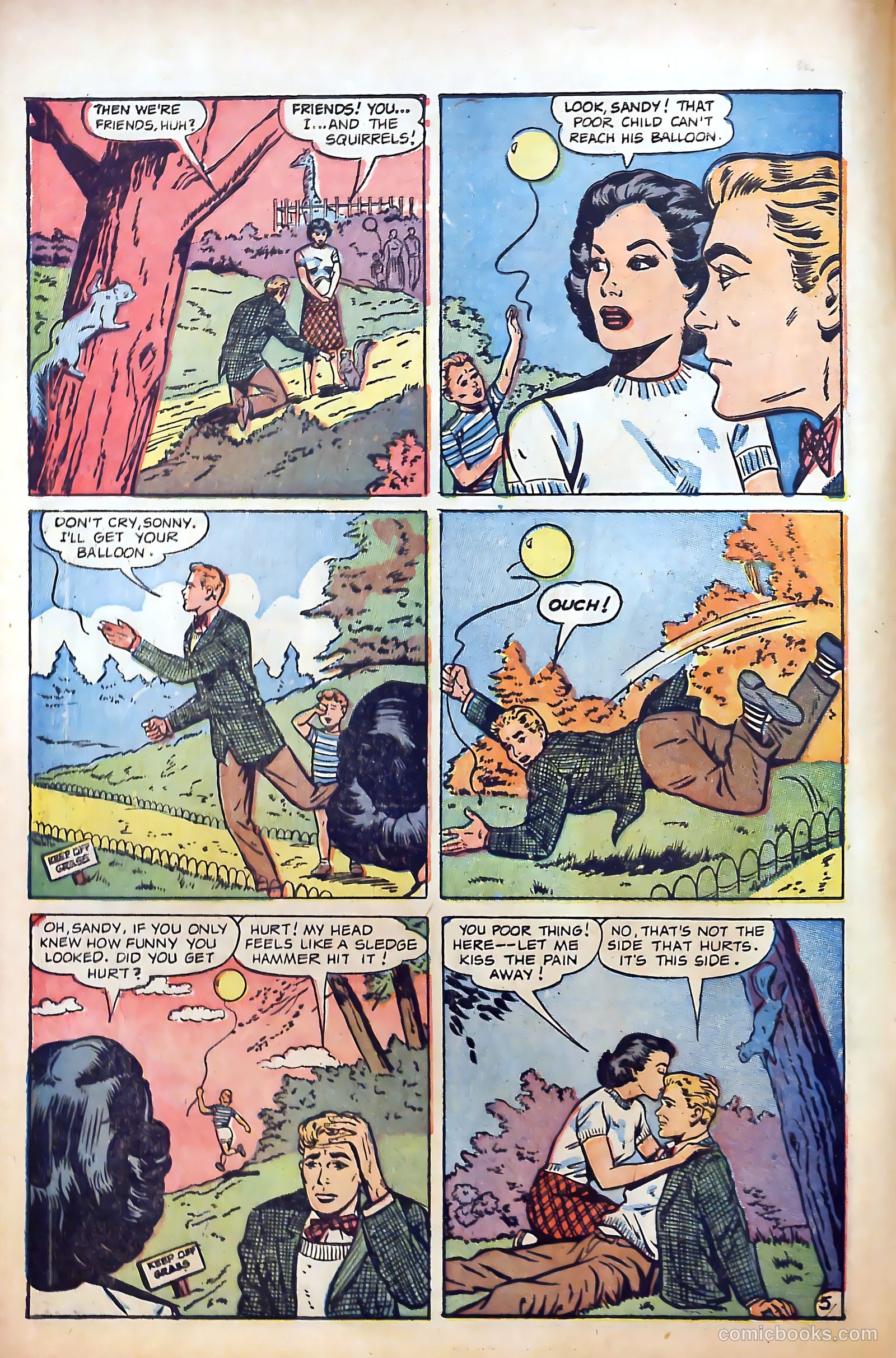 Great Lover Romances #20 (1955) — page 8 of 36