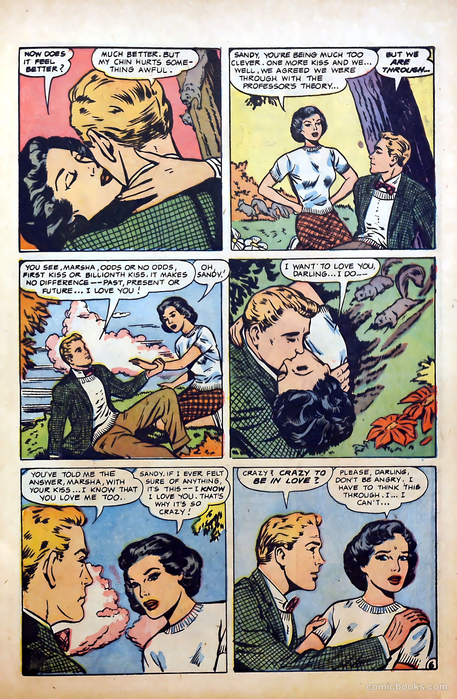 Great Lover Romances #20 (1955) — page 9 of 36