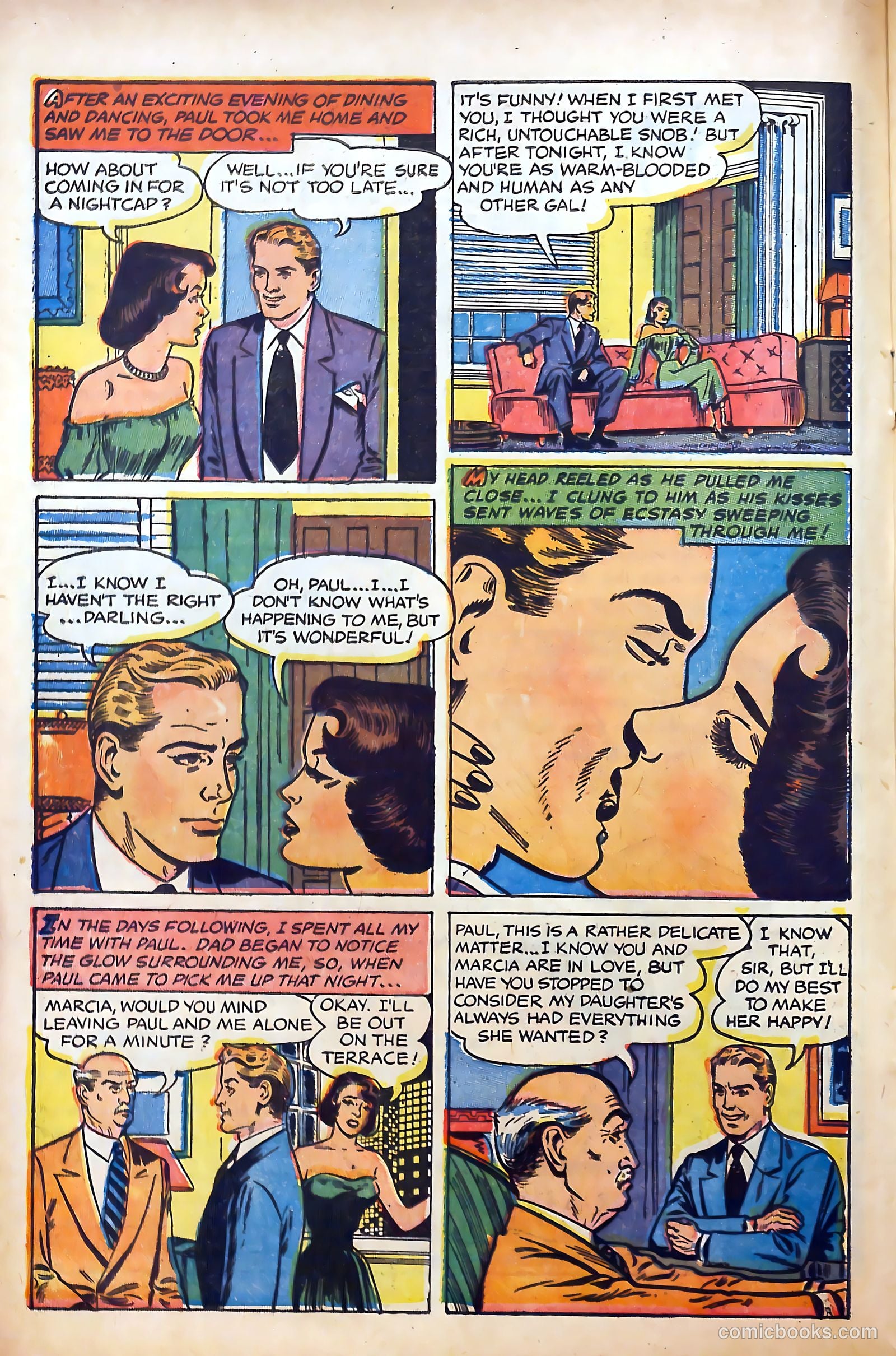 Great Lover Romances #20 (1955) — page 16 of 36