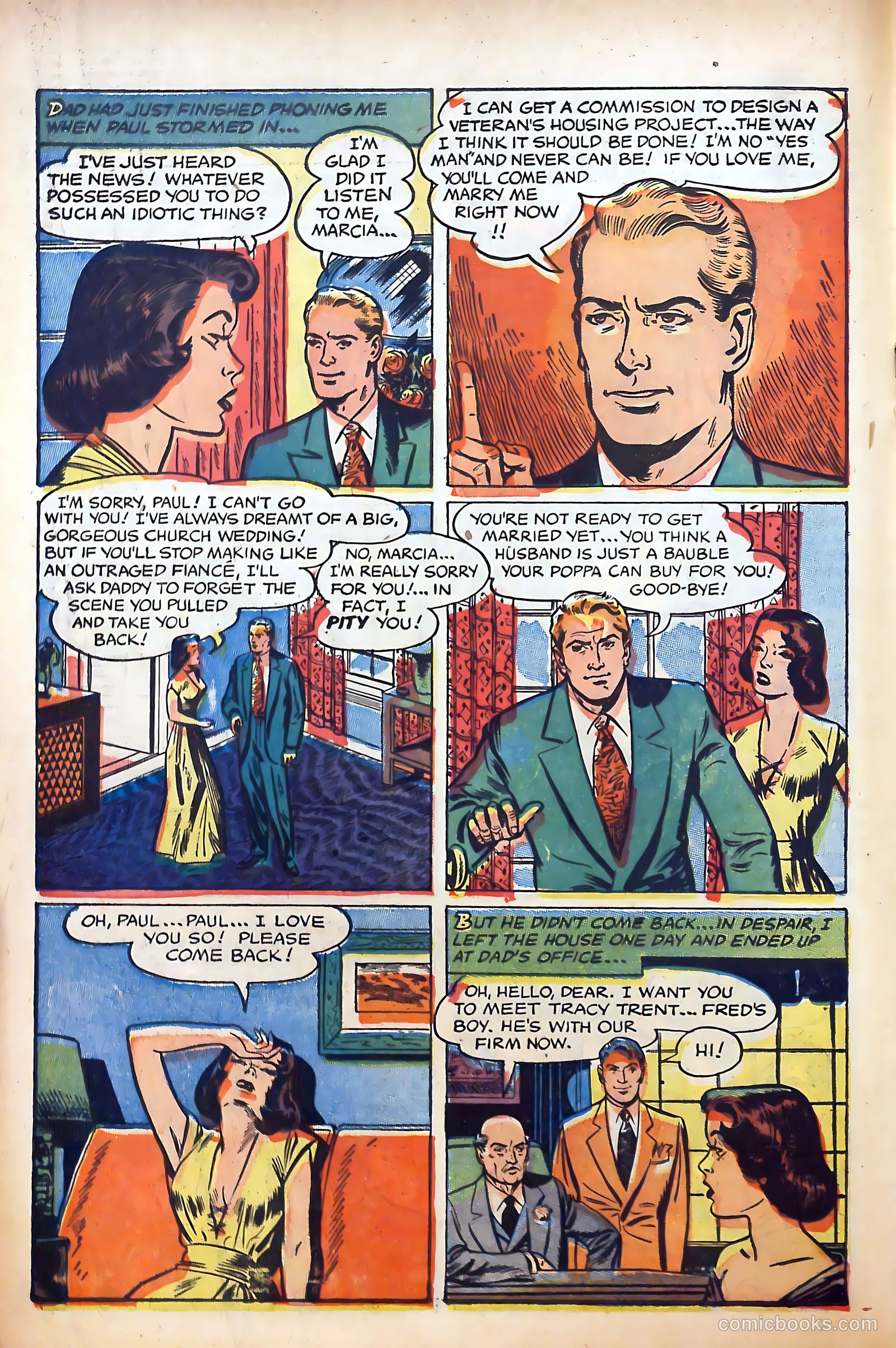 Great Lover Romances #20 (1955) — page 18 of 36