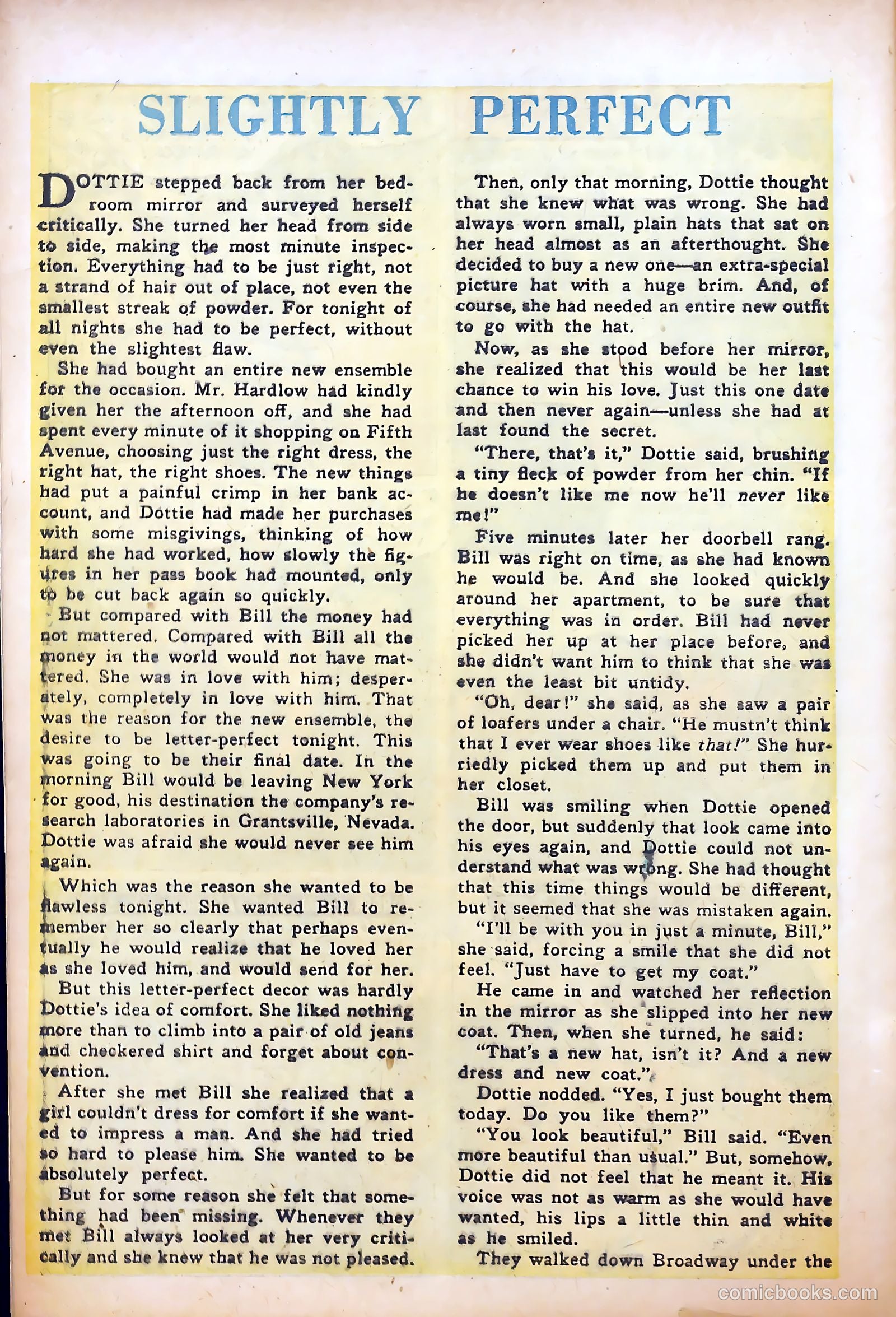 Great Lover Romances #20 (1955) — page 30 of 36