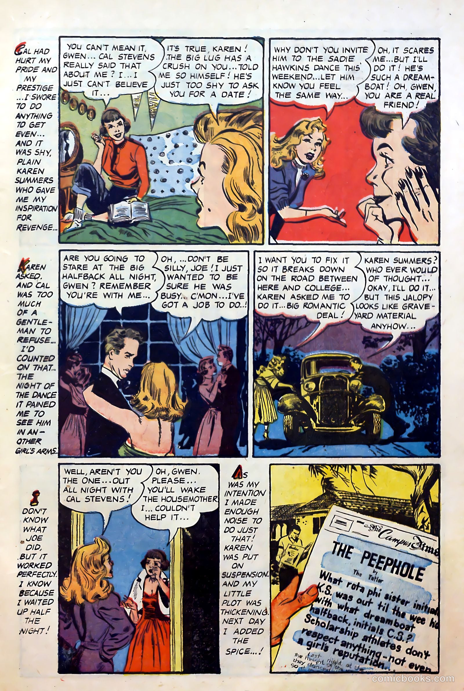 Great Lover Romances #21 (1954) — page 7 of 36