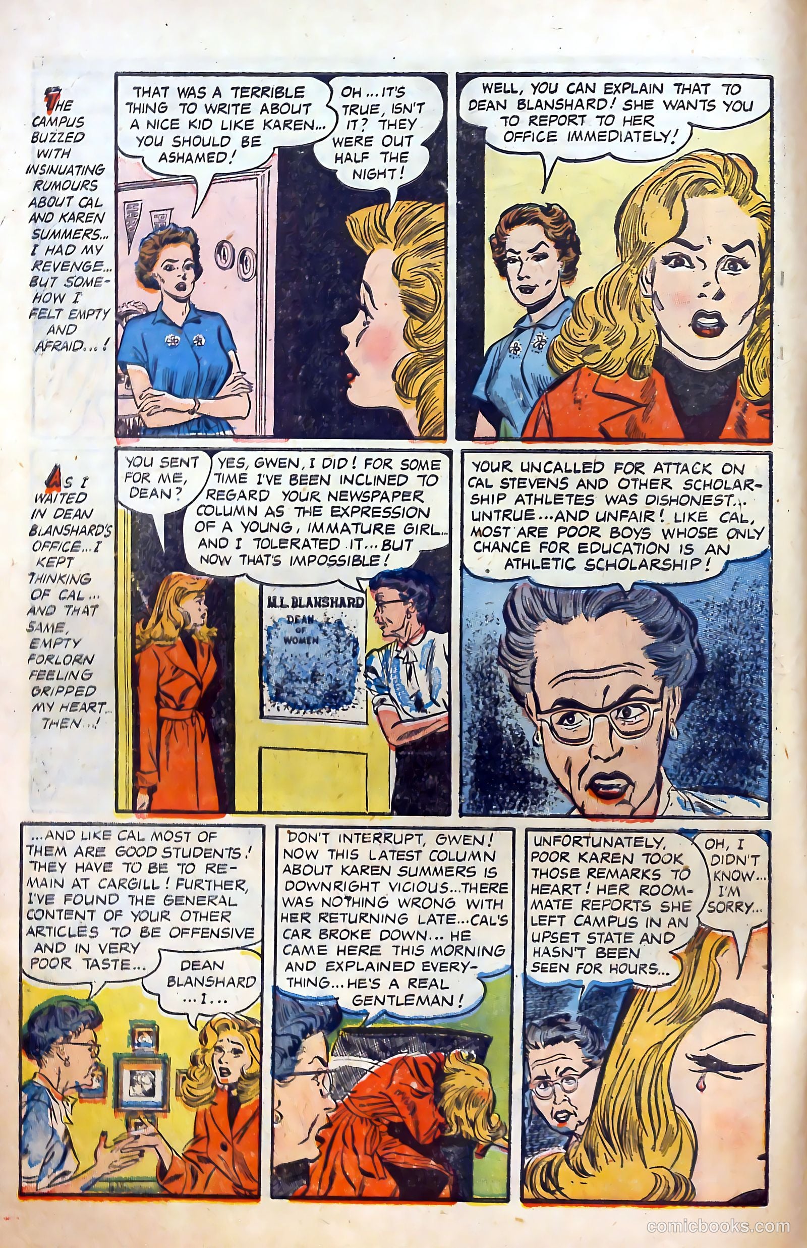 Great Lover Romances #21 (1954) — page 8 of 36