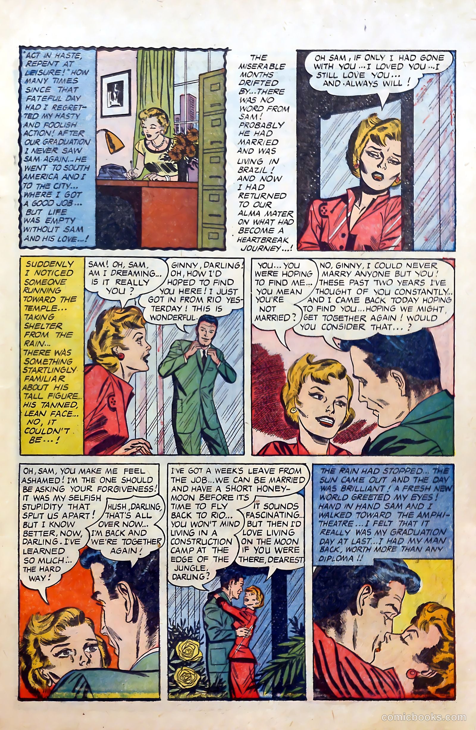 Great Lover Romances #21 (1954) — page 13 of 36