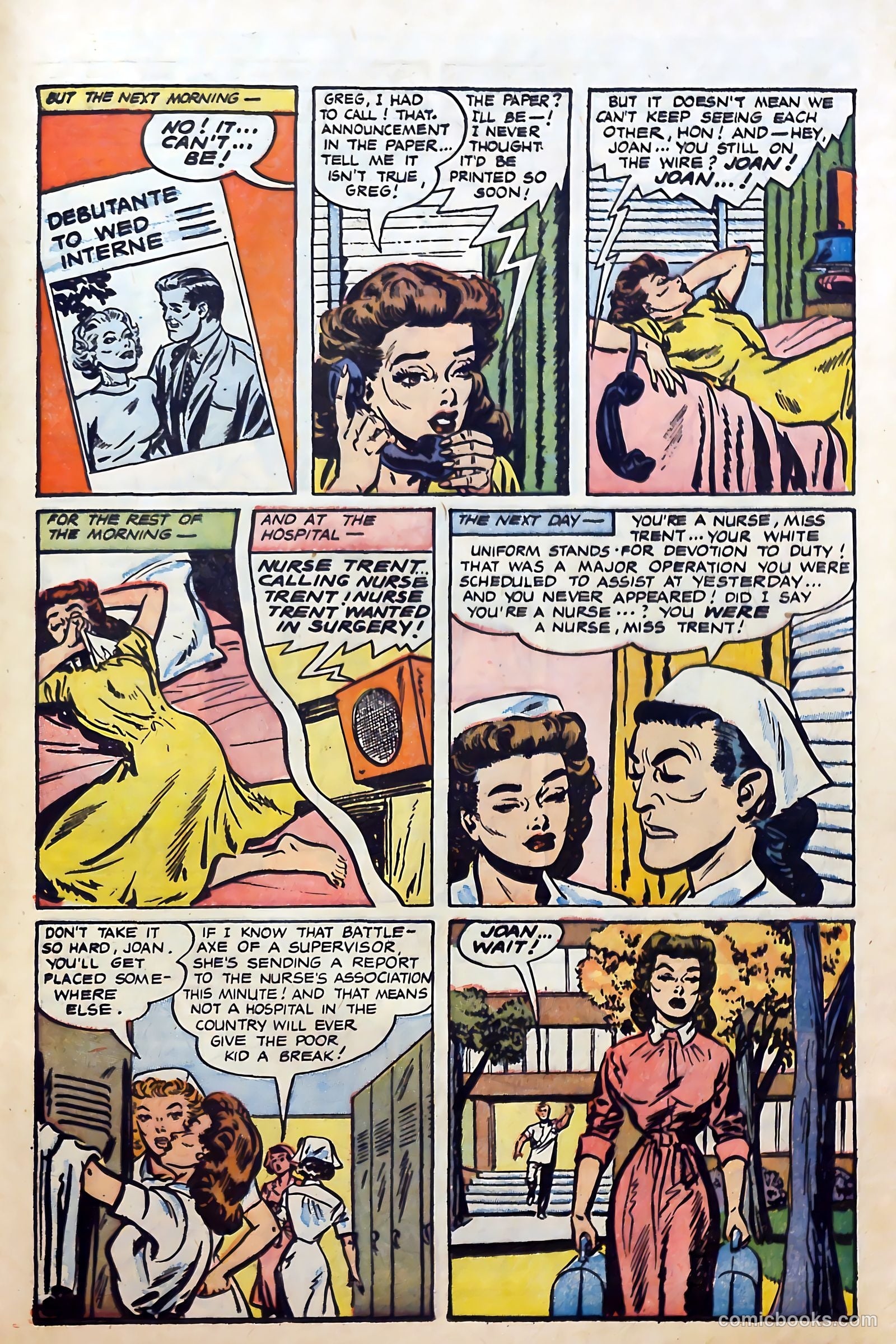 Great Lover Romances #21 (1954) — page 25 of 36
