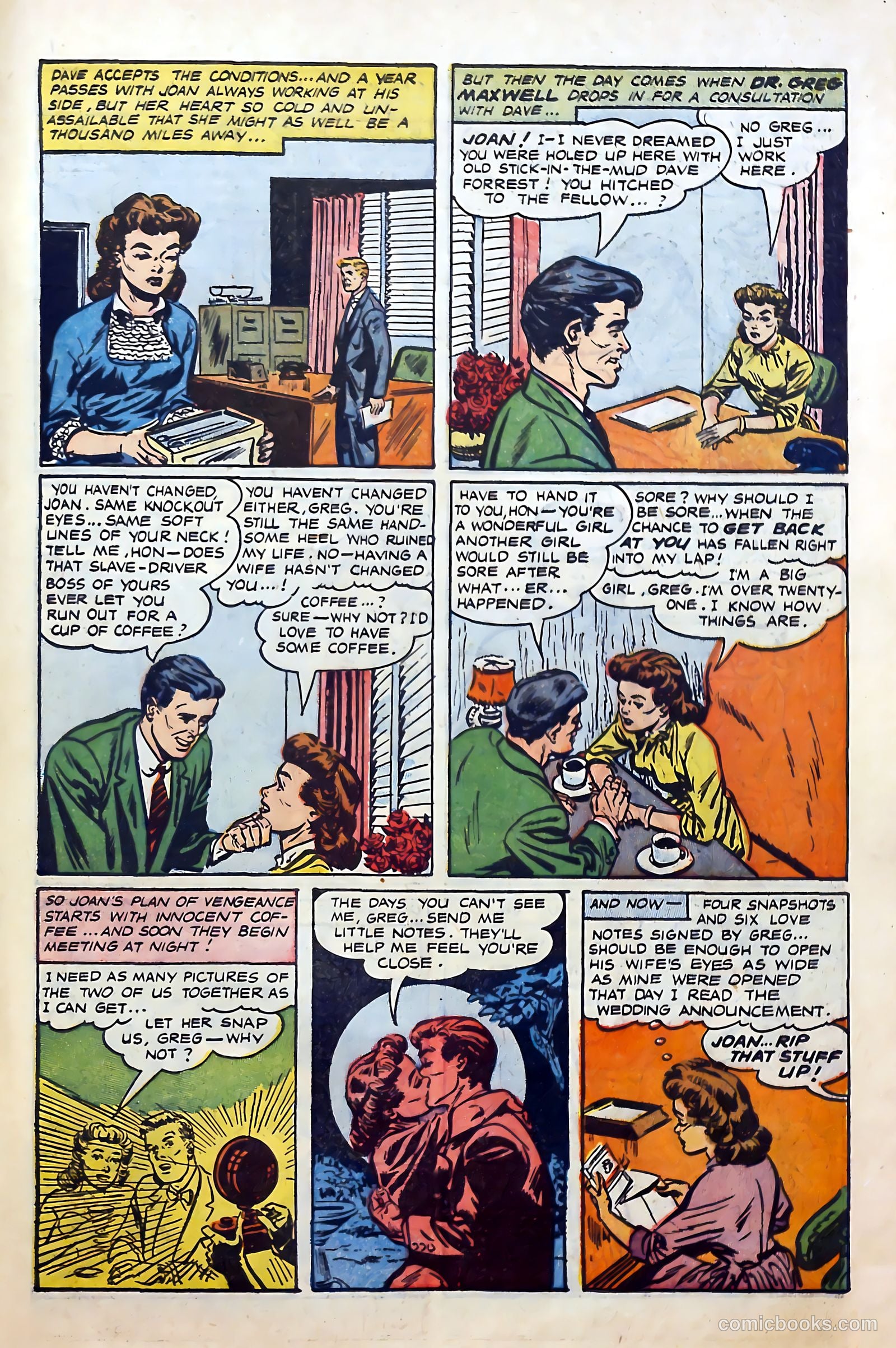 Great Lover Romances #21 (1954) — page 27 of 36