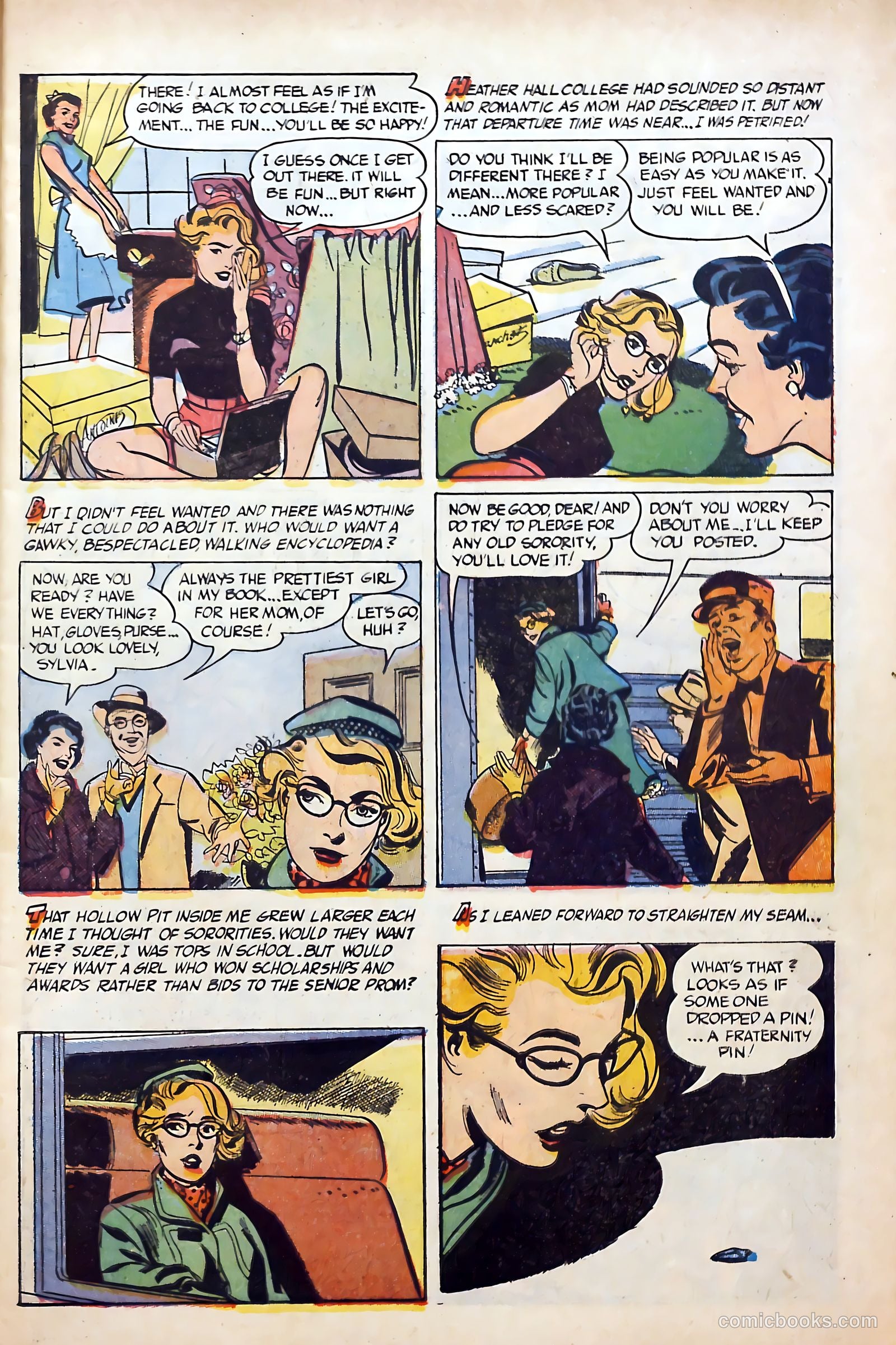 Great Lover Romances #22 (1955) — page 5 of 36