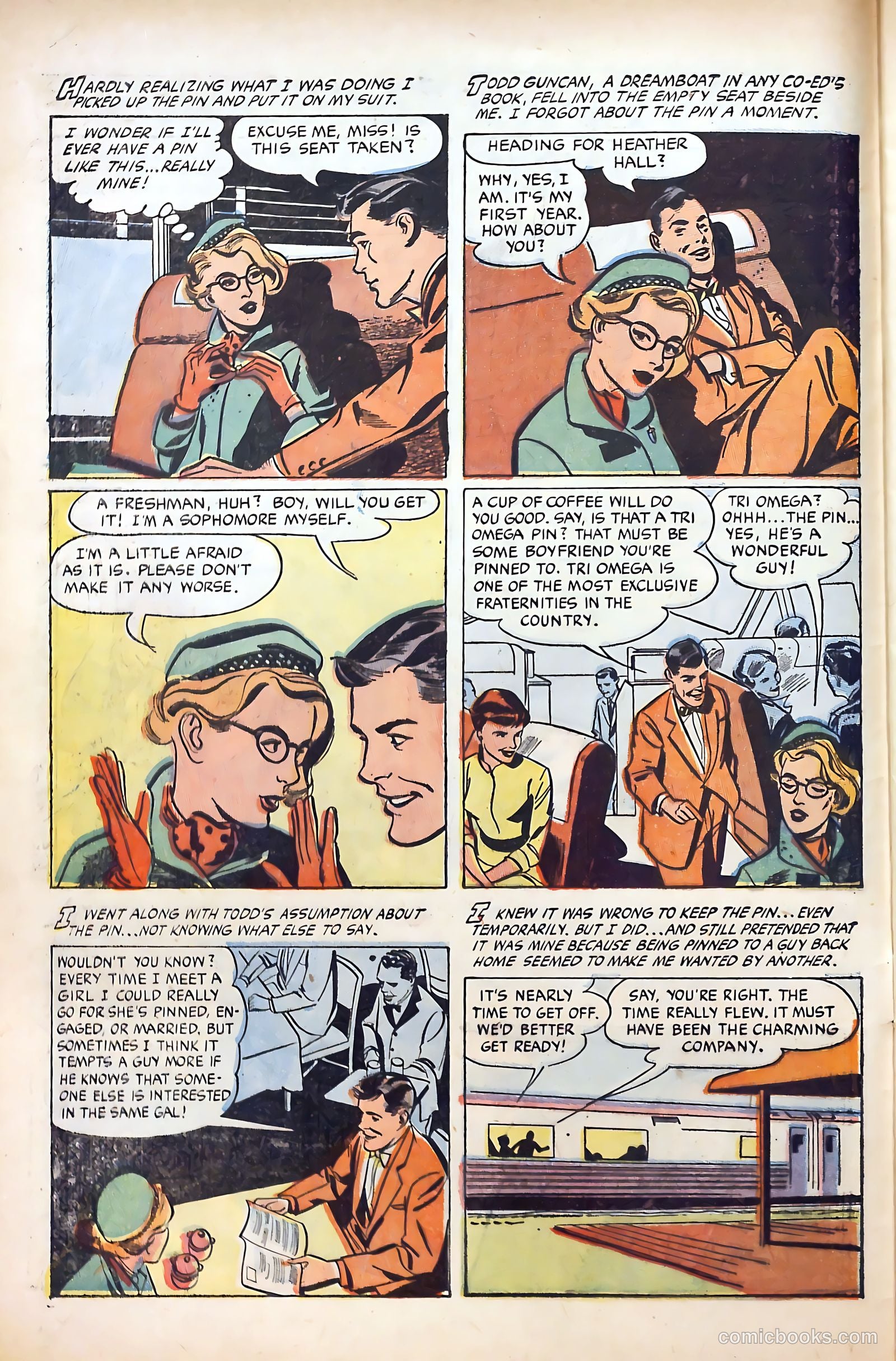 Great Lover Romances #22 (1955) — page 6 of 36