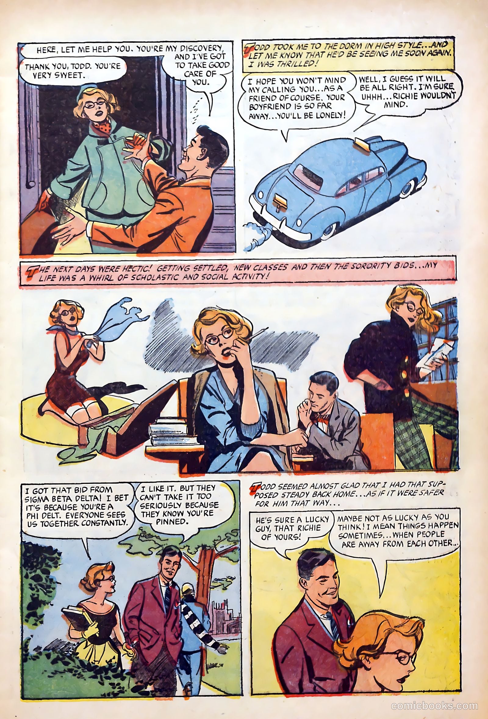 Great Lover Romances #22 (1955) — page 7 of 36