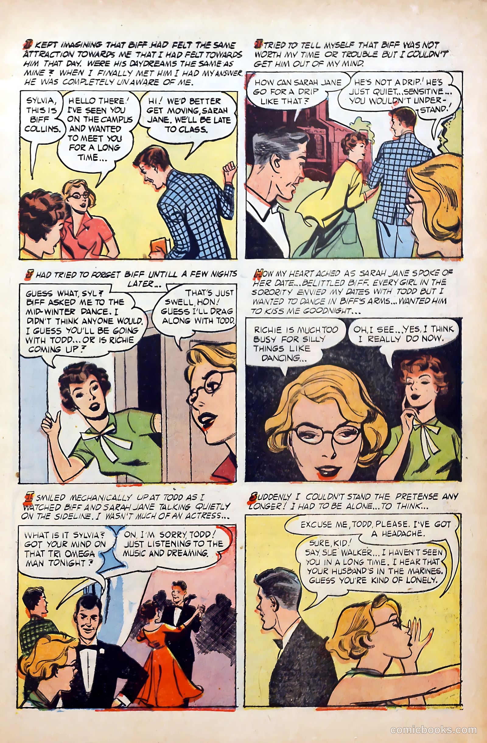 Great Lover Romances #22 (1955) — page 9 of 36