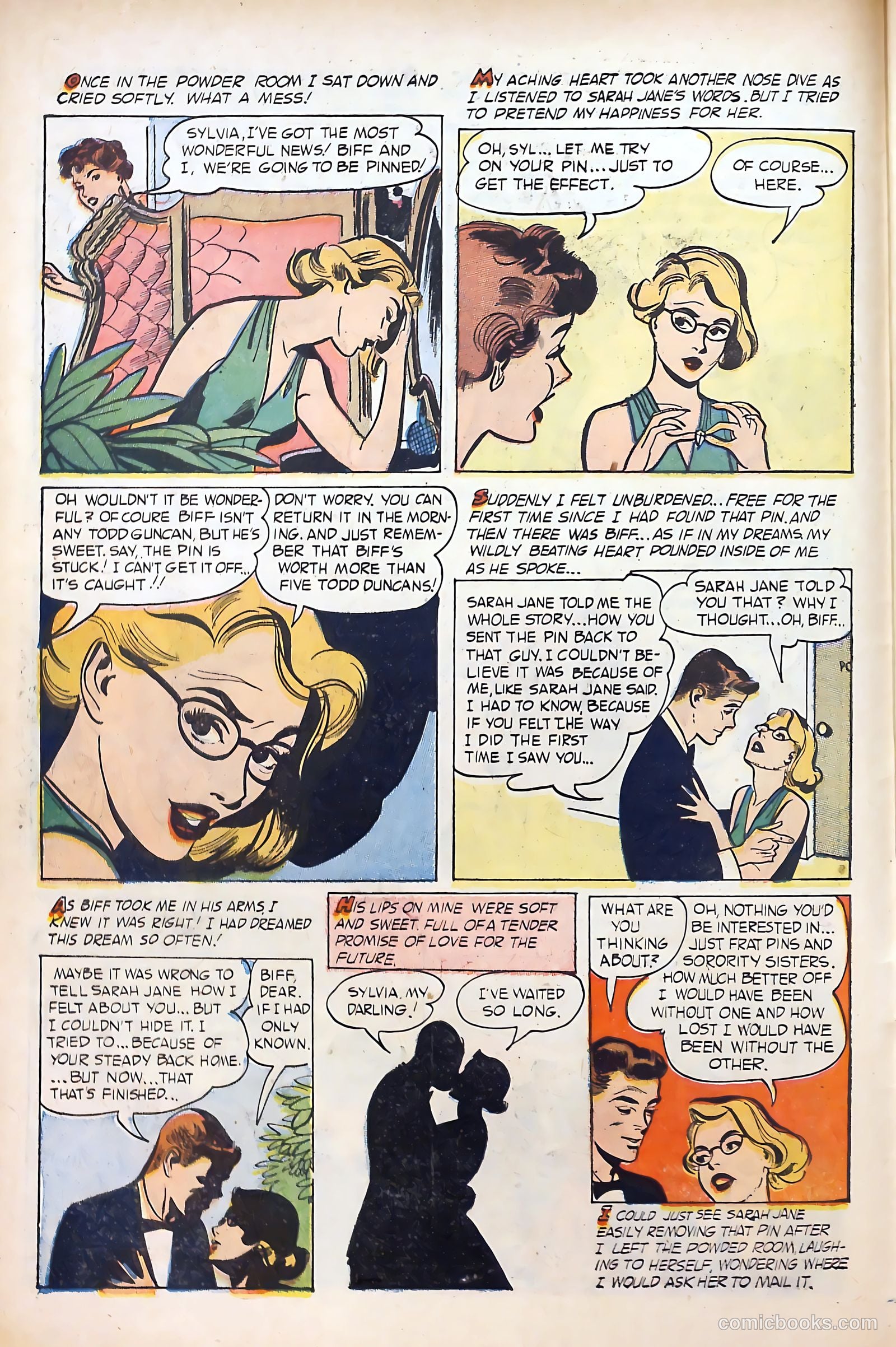 Great Lover Romances #22 (1955) — page 10 of 36