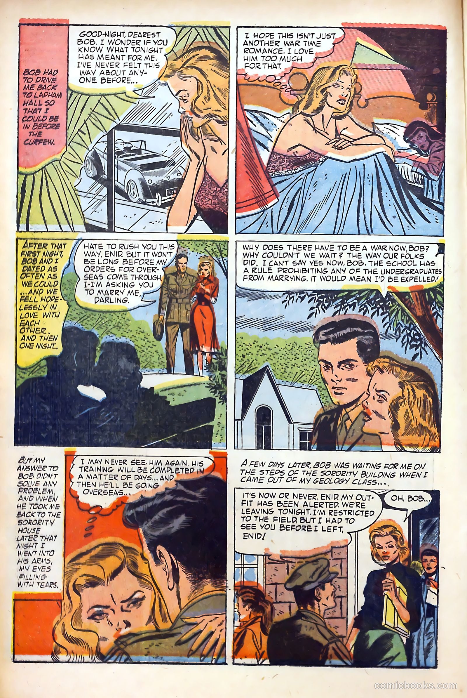 Great Lover Romances #22 (1955) — page 14 of 36