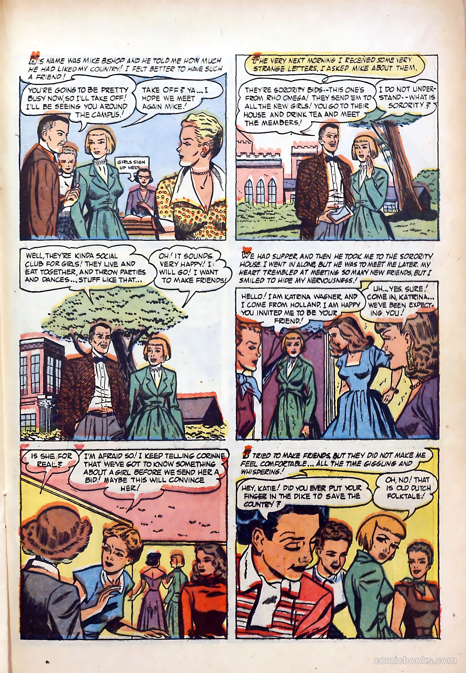 Great Lover Romances #22 (1955) — page 23 of 36