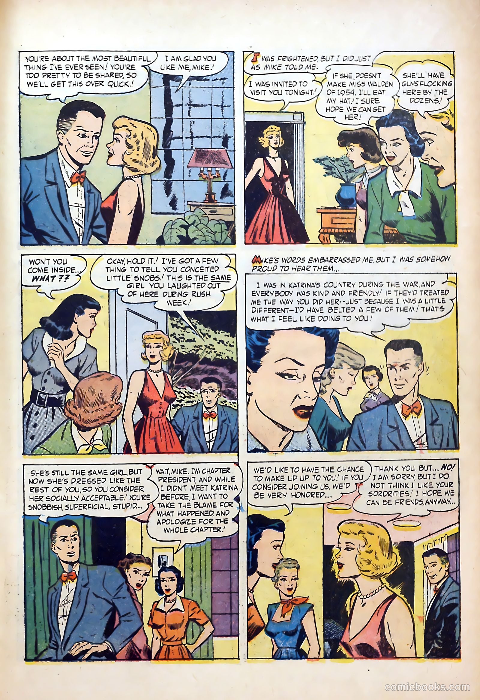 Great Lover Romances #22 (1955) — page 27 of 36