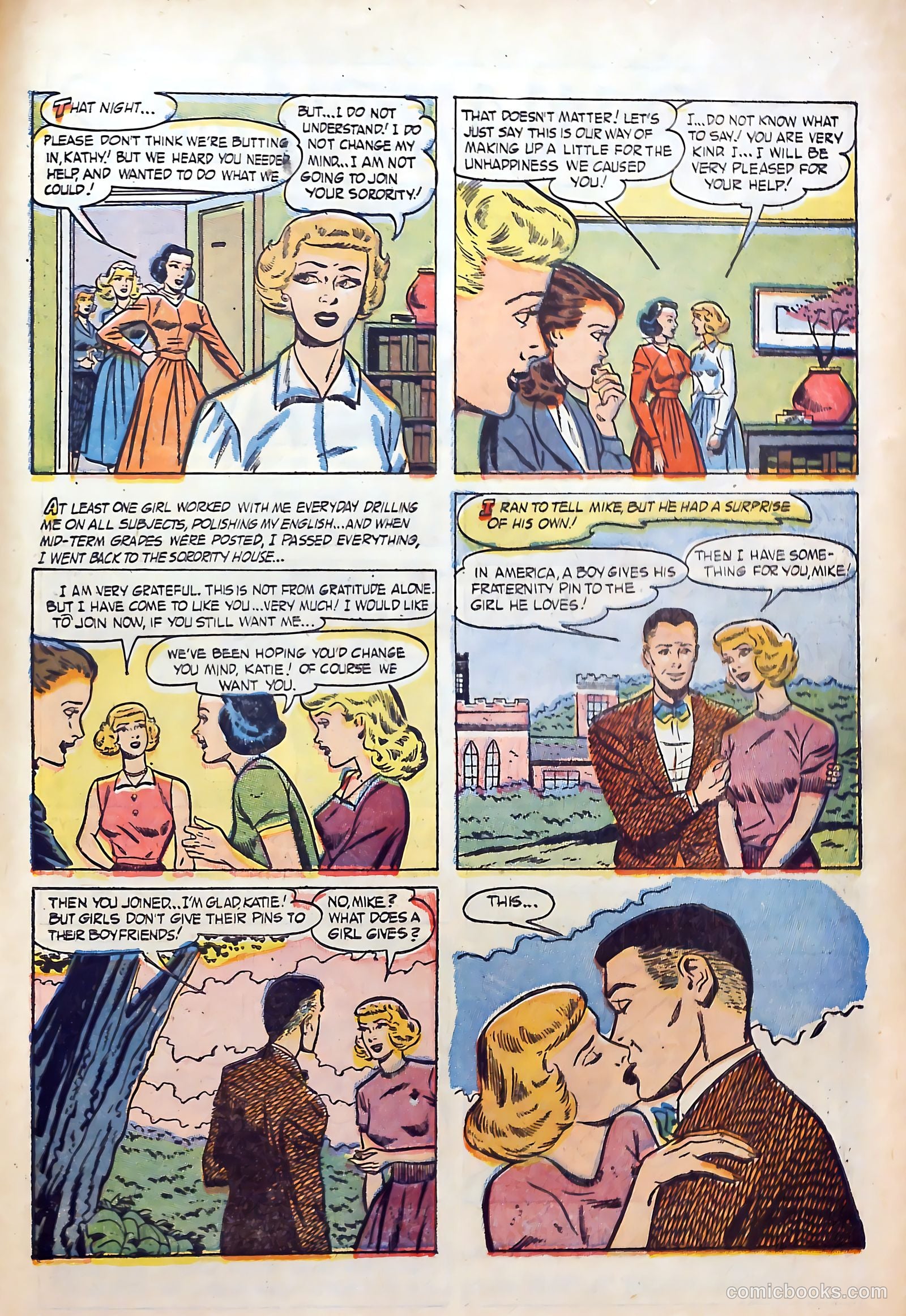 Great Lover Romances #22 (1955) — page 29 of 36