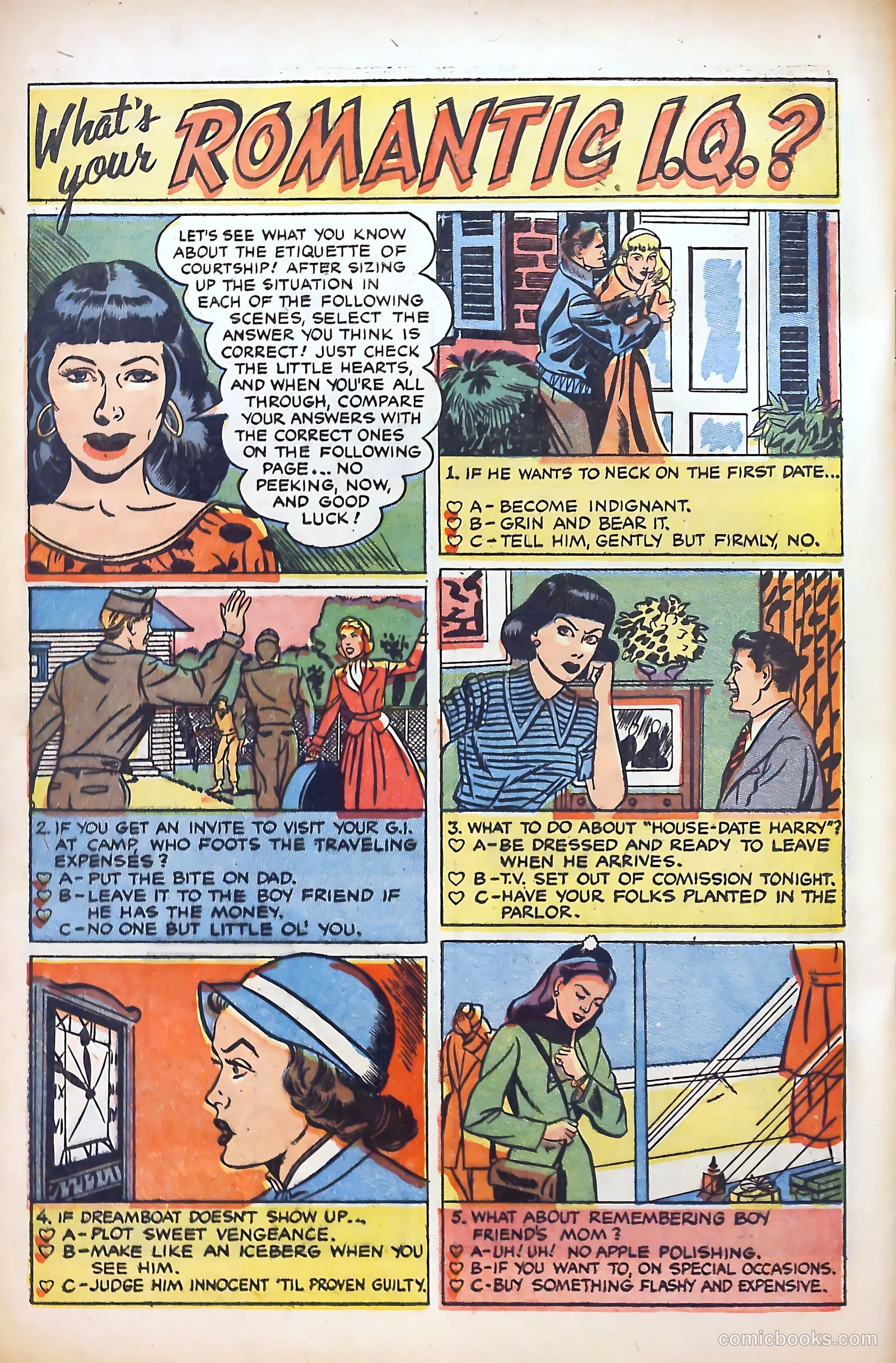 Great Lover Romances #22 (1955) — page 30 of 36