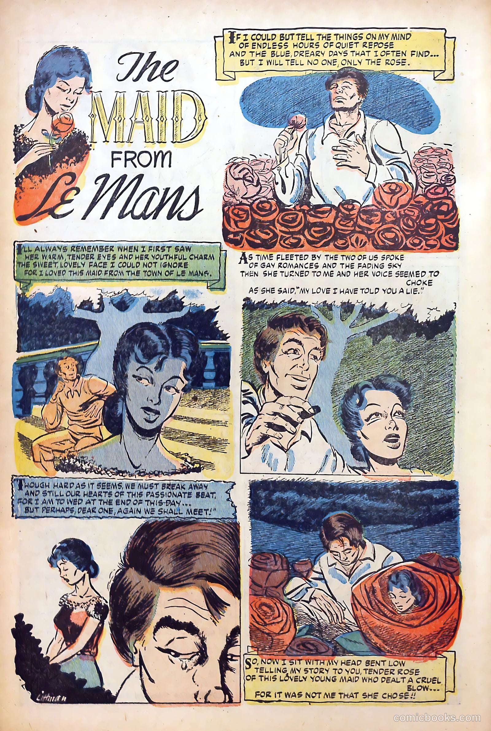 Great Lover Romances #22 (1955) — page 32 of 36