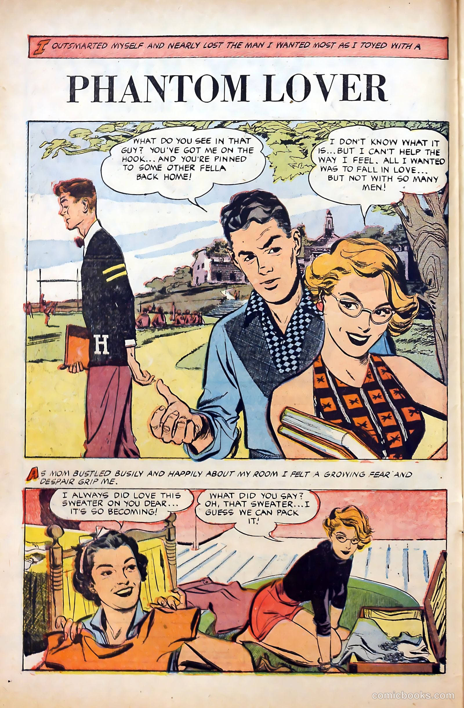 Great Lover Romances #22 (1955) — page 4 of 36