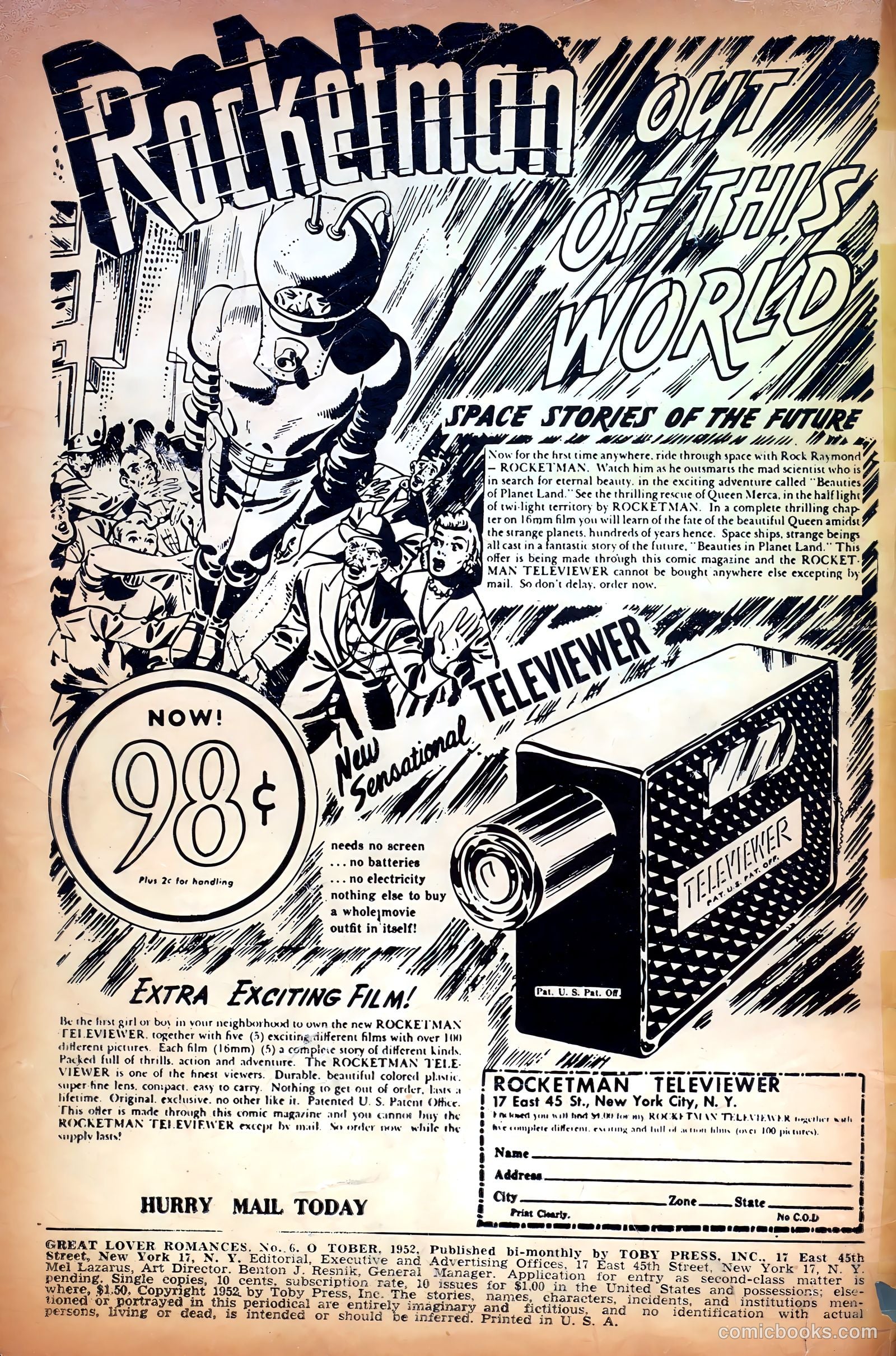 Great Lover Romances #6 (1952) — page 2 of 36