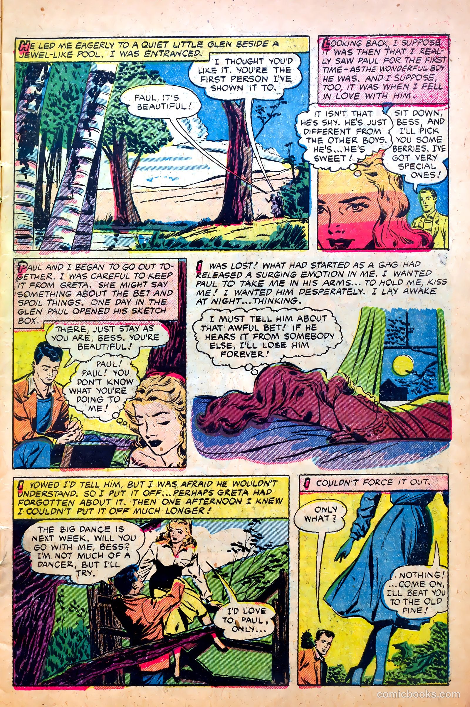 Great Lover Romances #6 (1952) — page 5 of 36