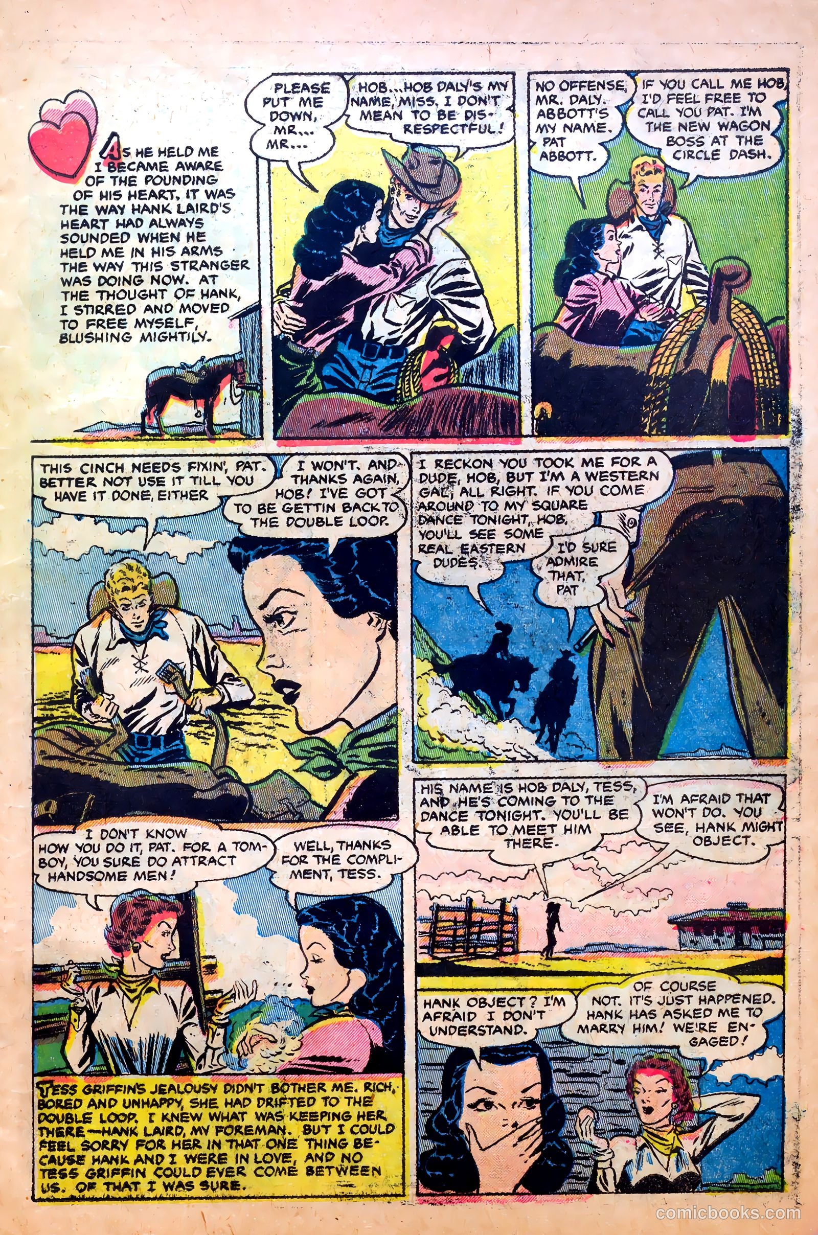 Great Lover Romances #6 (1952) — page 9 of 36