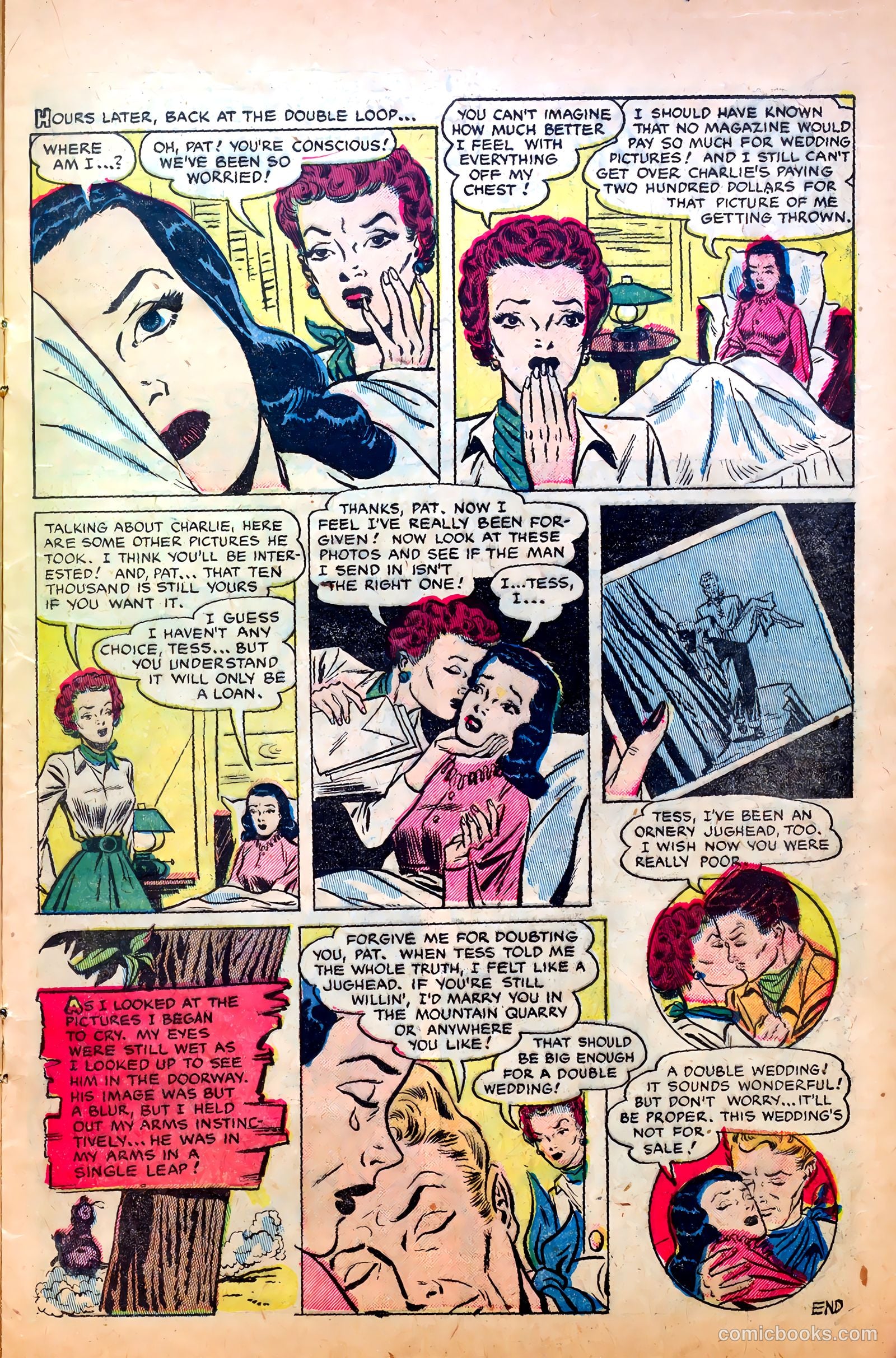 Great Lover Romances #6 (1952) — page 15 of 36