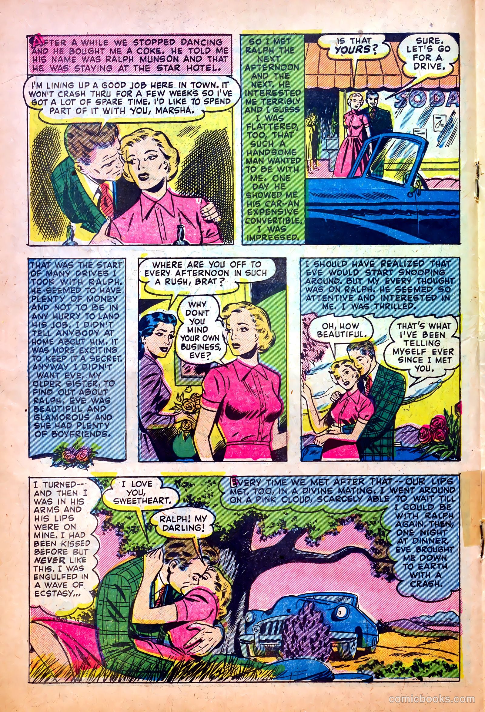 Great Lover Romances #6 (1952) — page 18 of 36