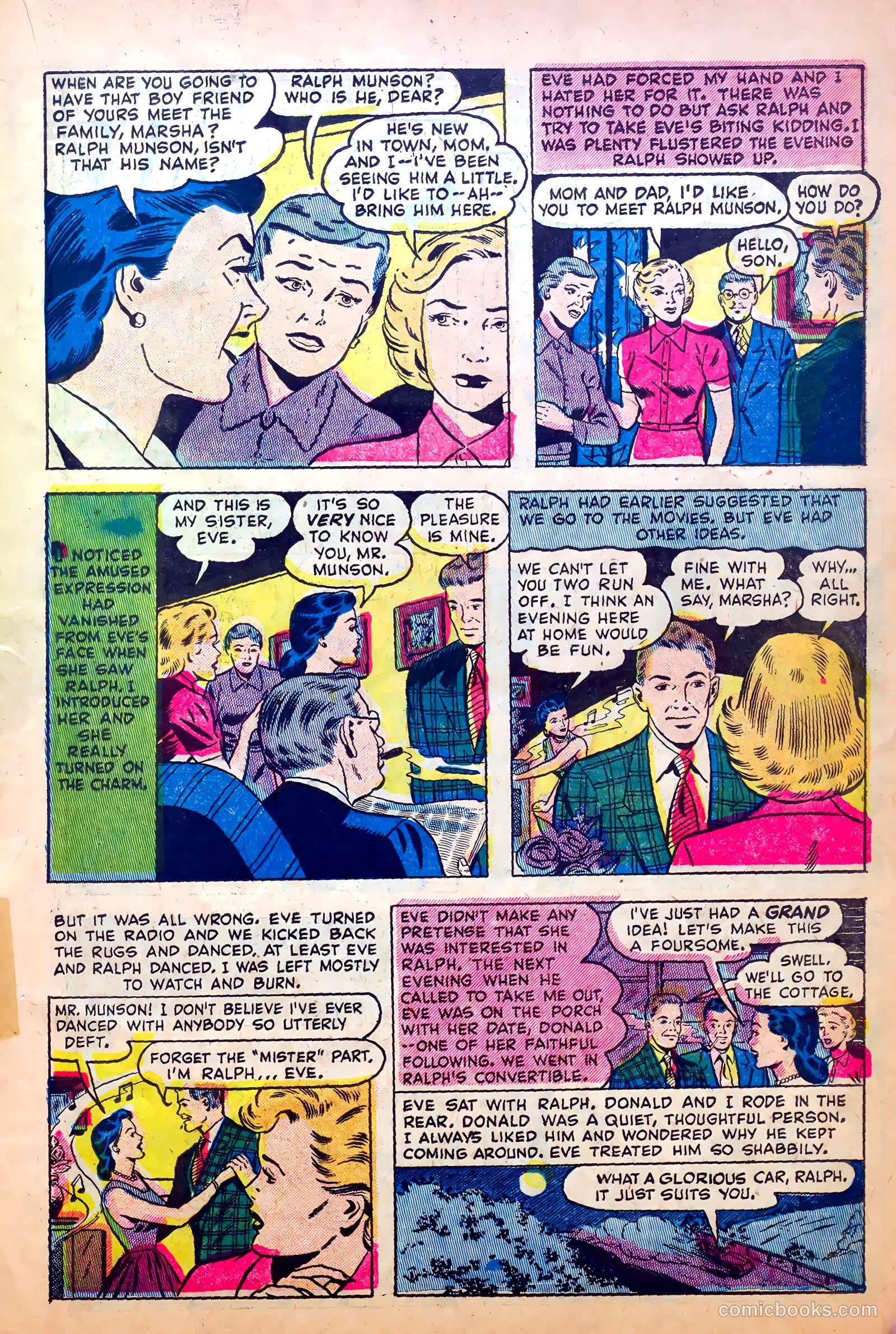 Great Lover Romances #6 (1952) — page 19 of 36