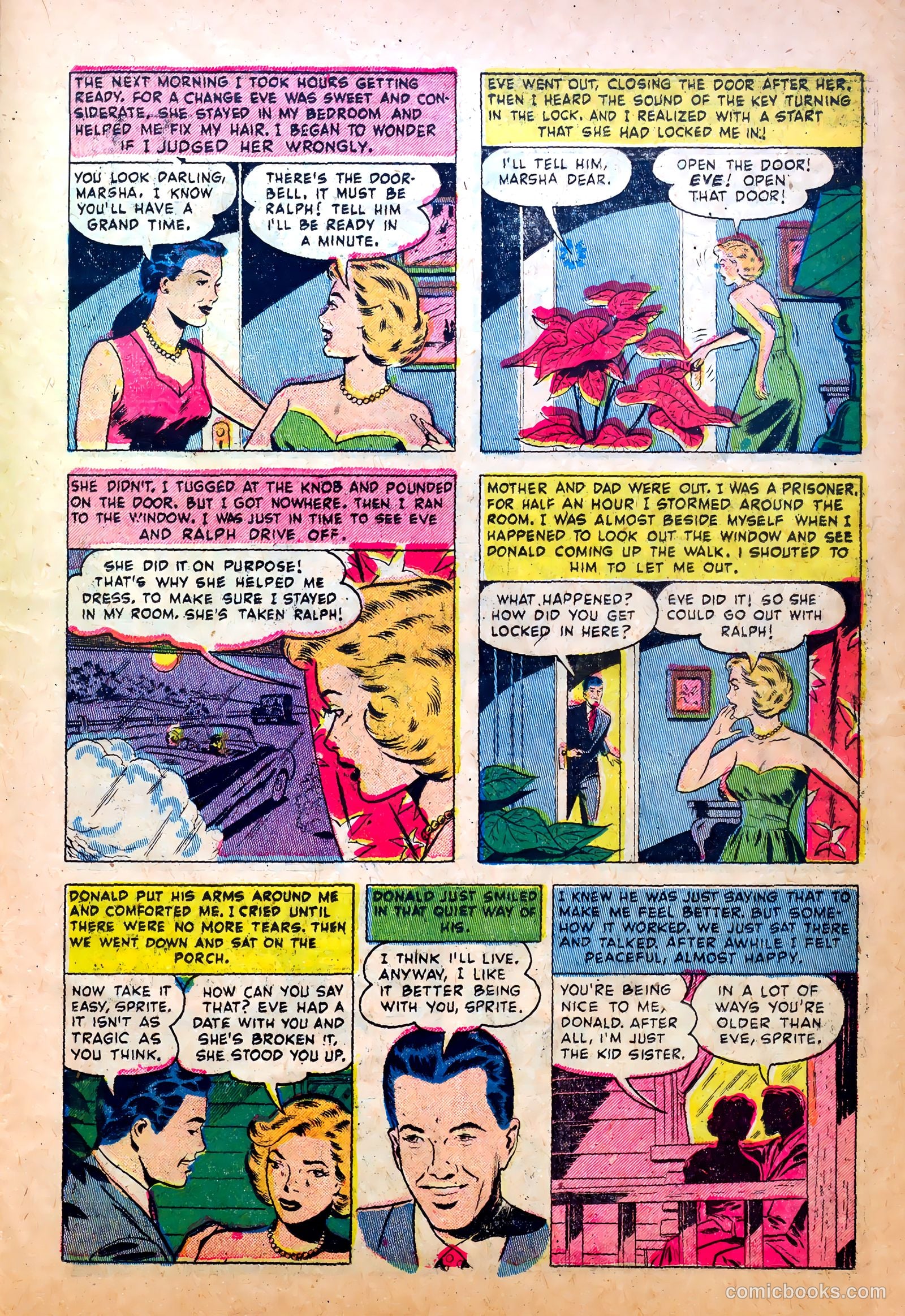 Great Lover Romances #6 (1952) — page 21 of 36