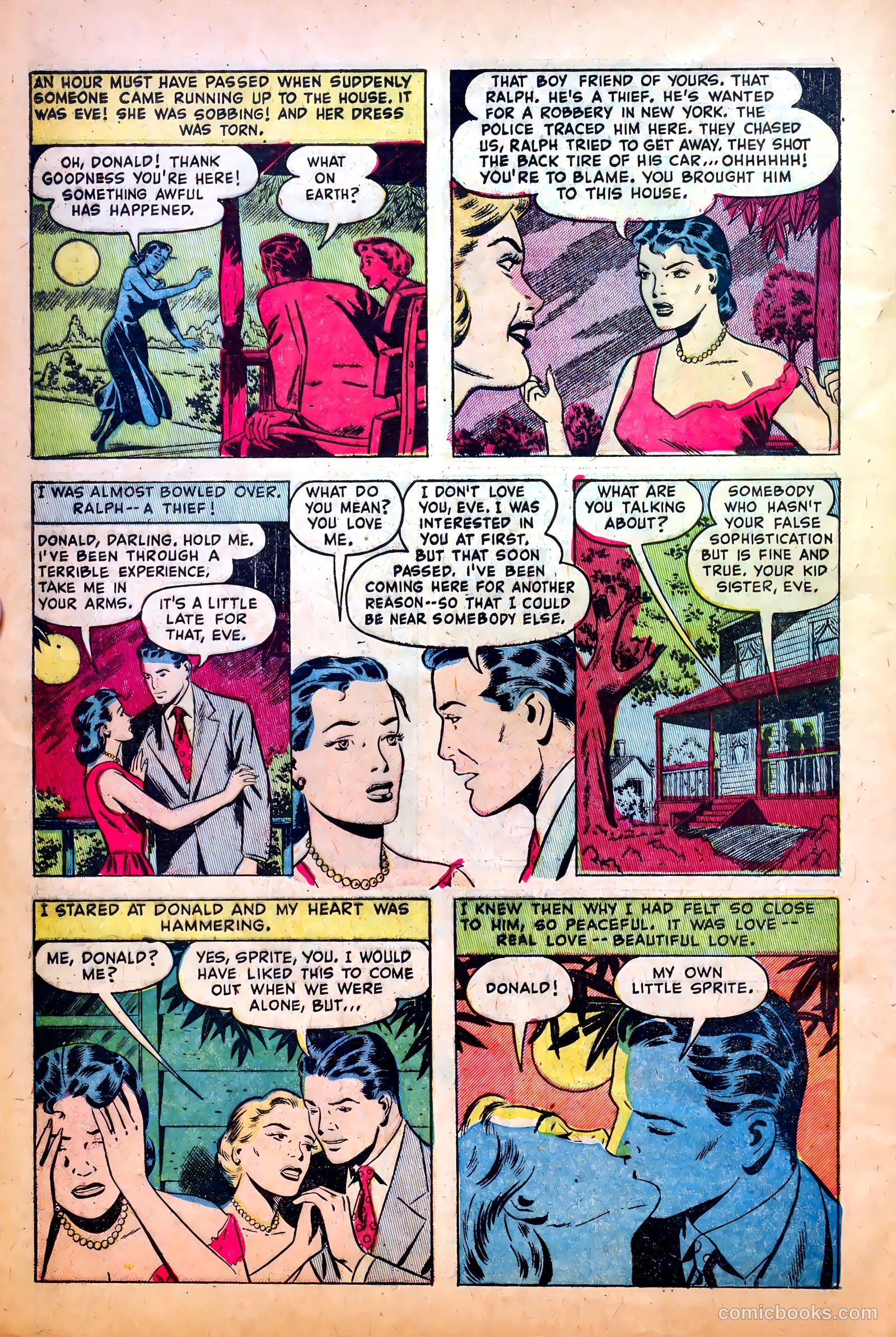 Great Lover Romances #6 (1952) — page 22 of 36